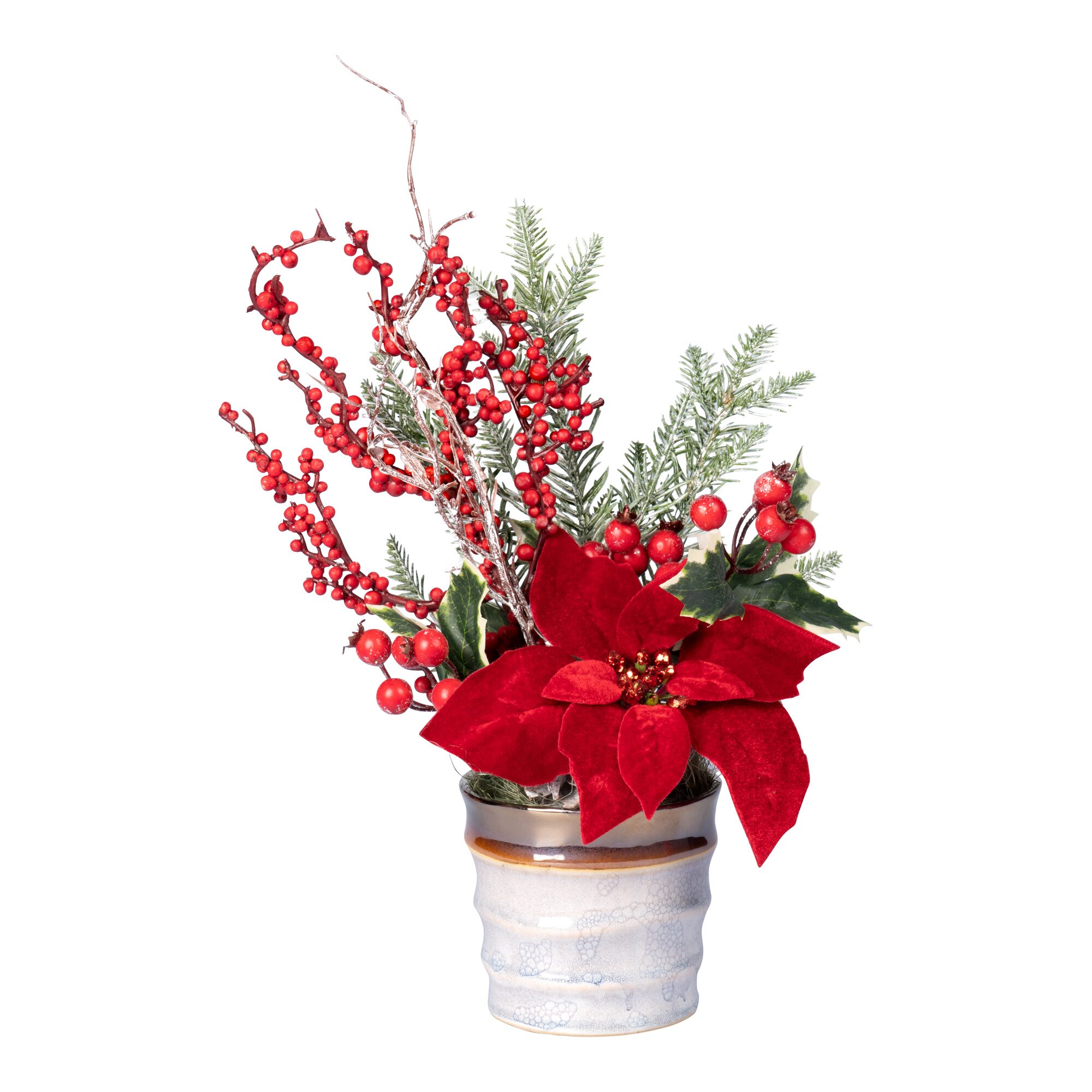 Composition de l’Avent «Poinsettia»