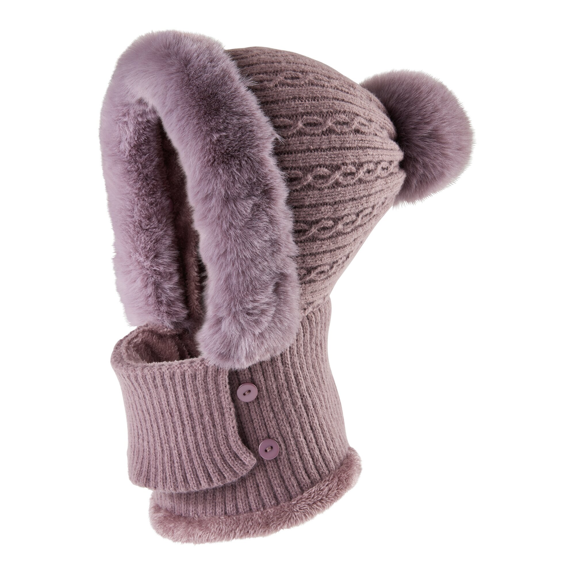 Bonnet-écharpe «Violetta»