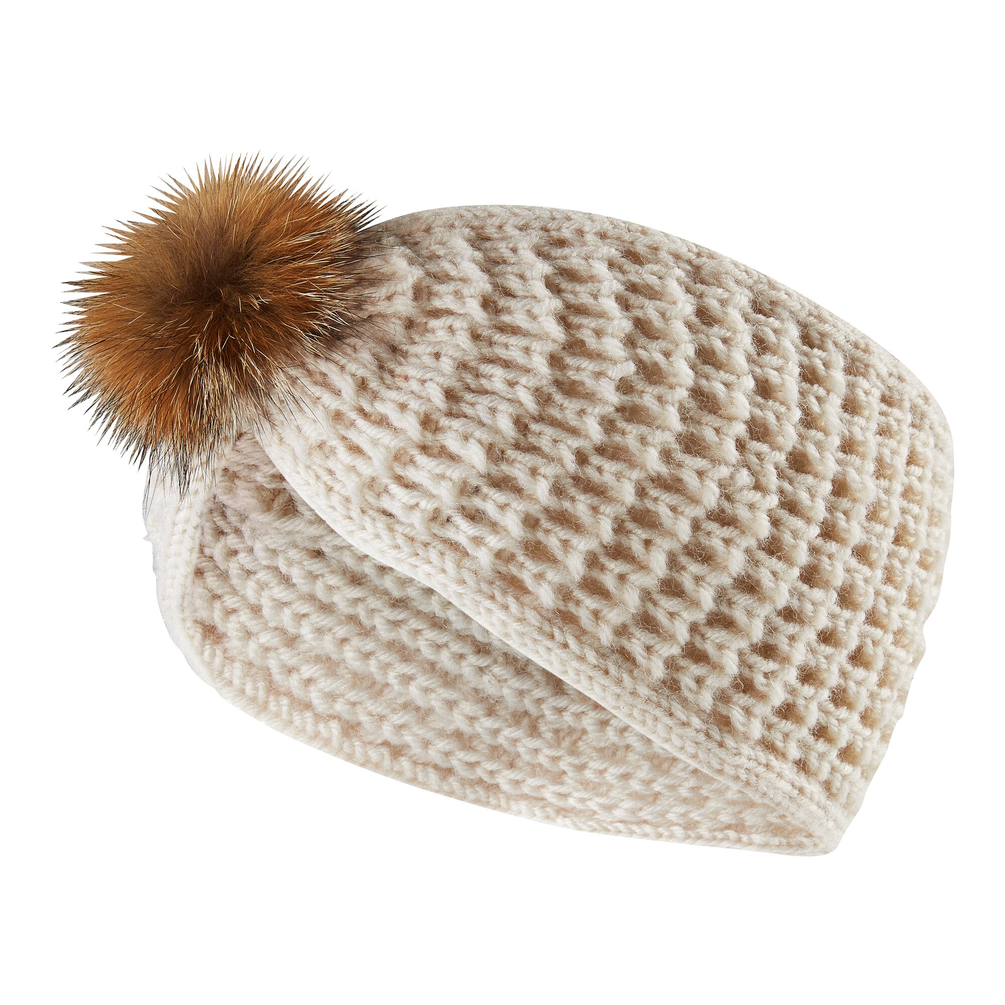 Bandeau en tricot «Pompon»