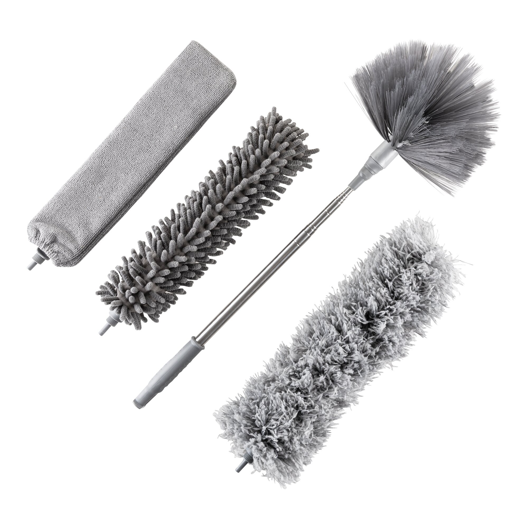 Kit de nettoyage télescopique «4 en 1», 5 pièces