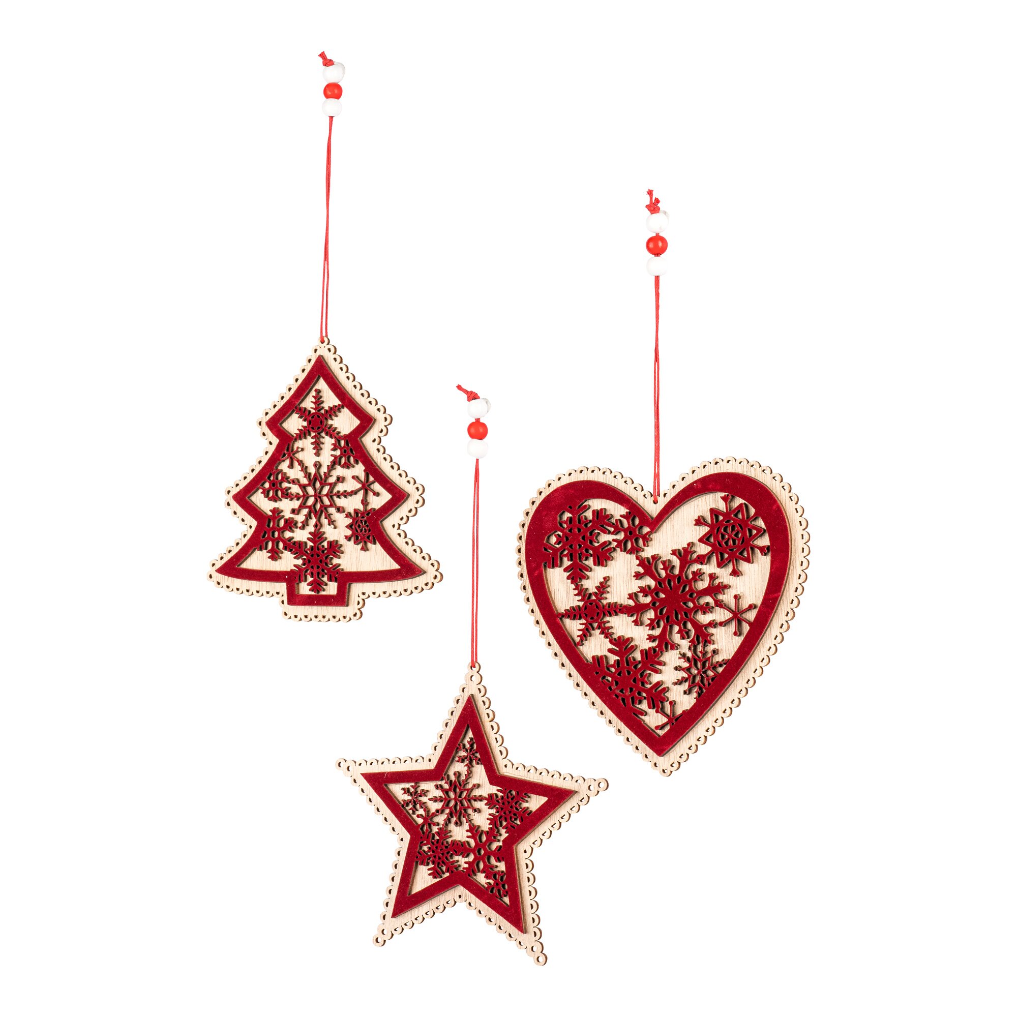 Décorations de Noël, 3 pièces