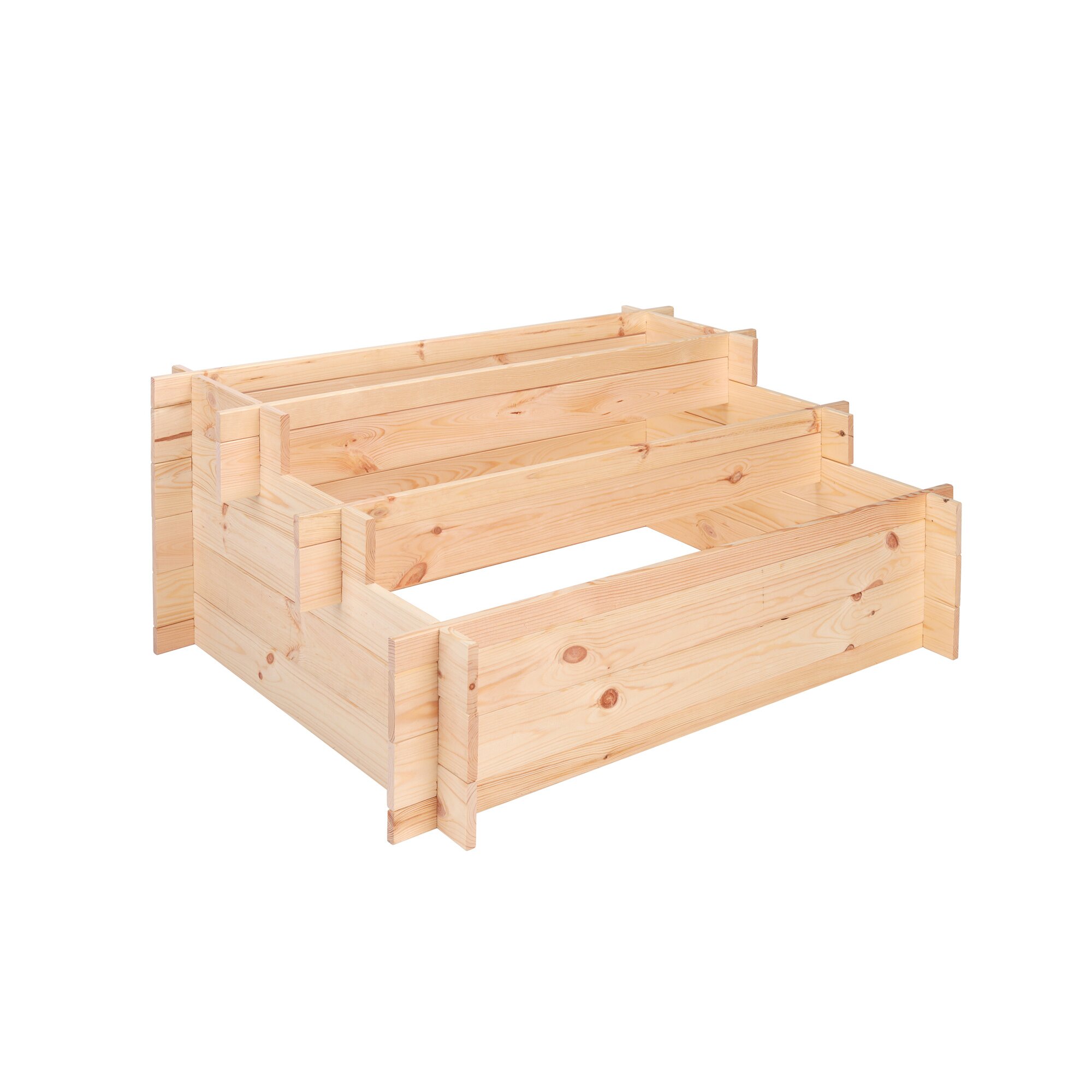 Potager surélevé à niveaux