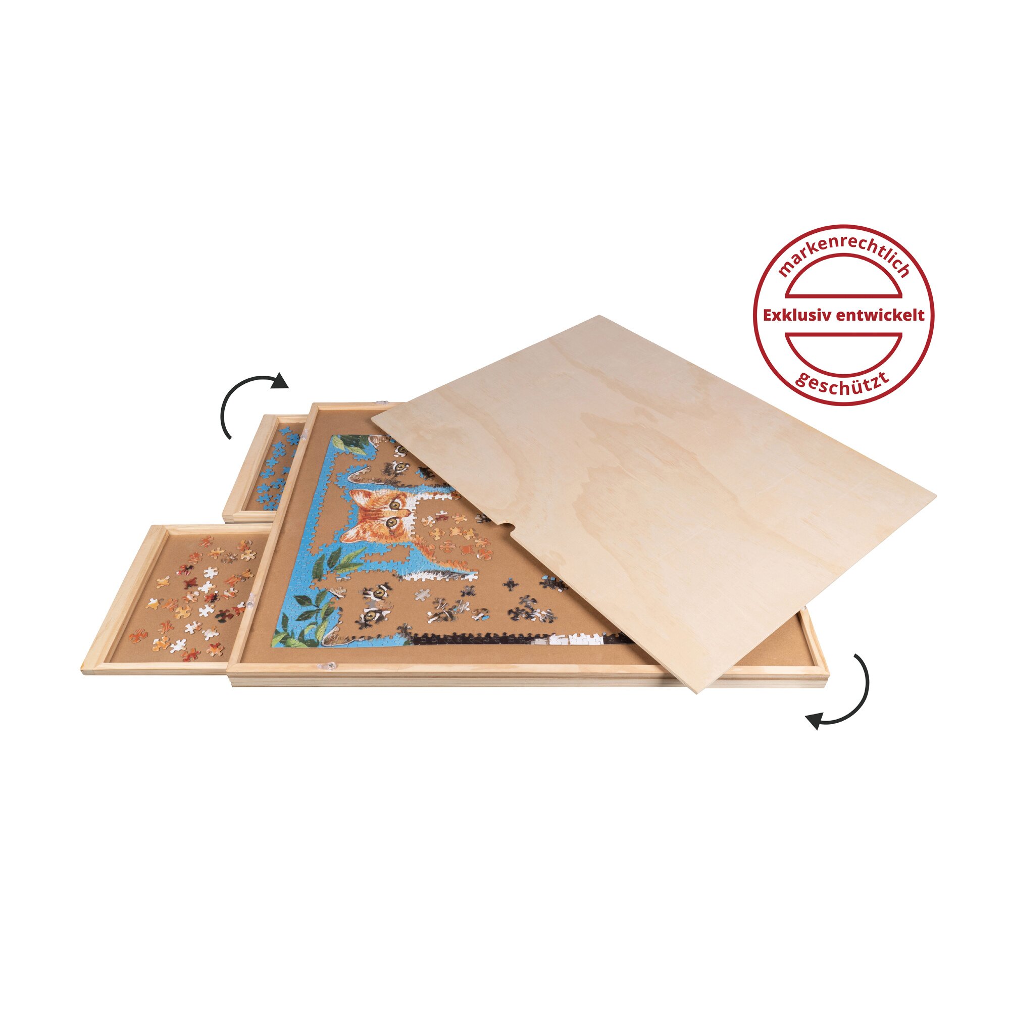 Table pour puzzle «rotation»