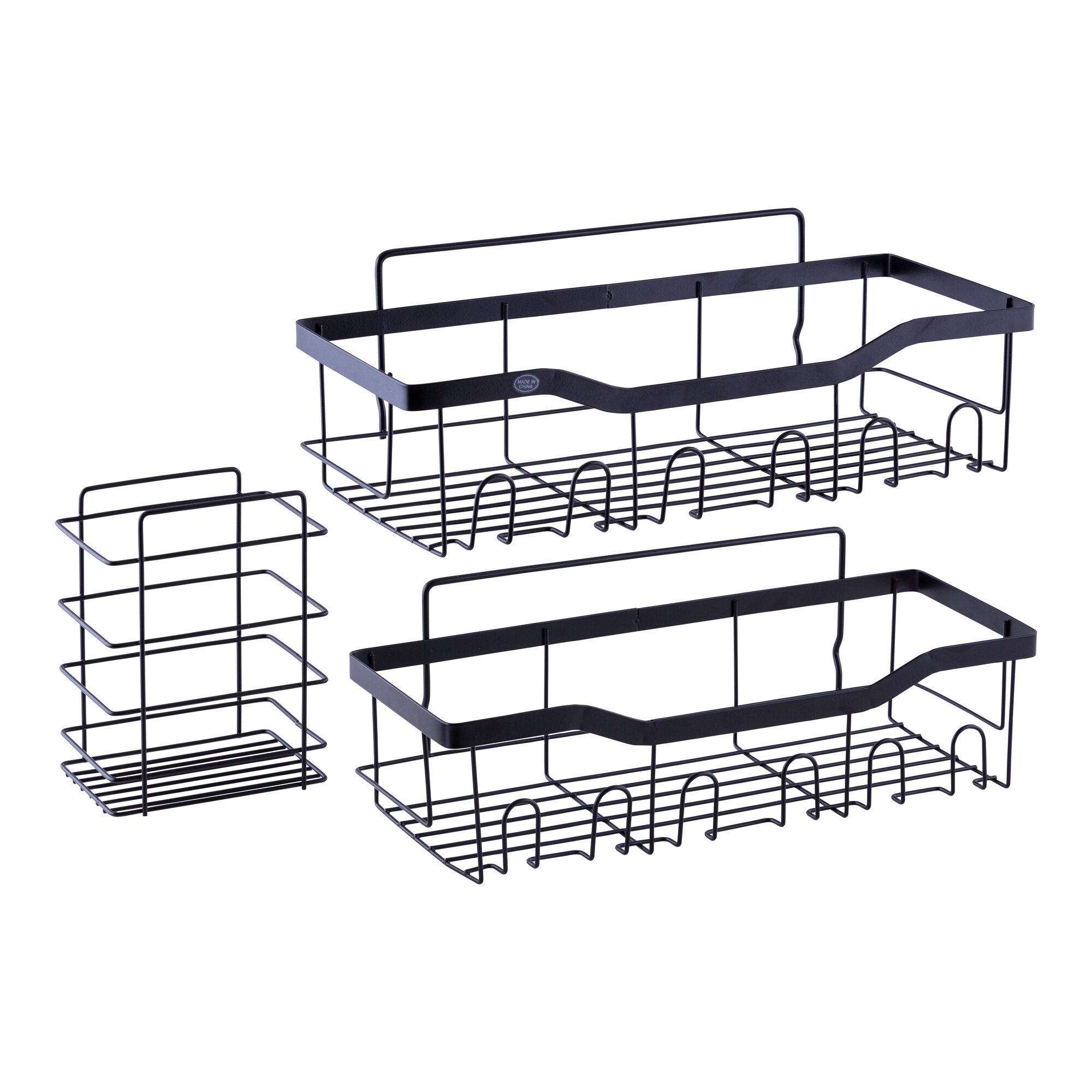 Lot d’étagères «Premium Black», 3 pièces