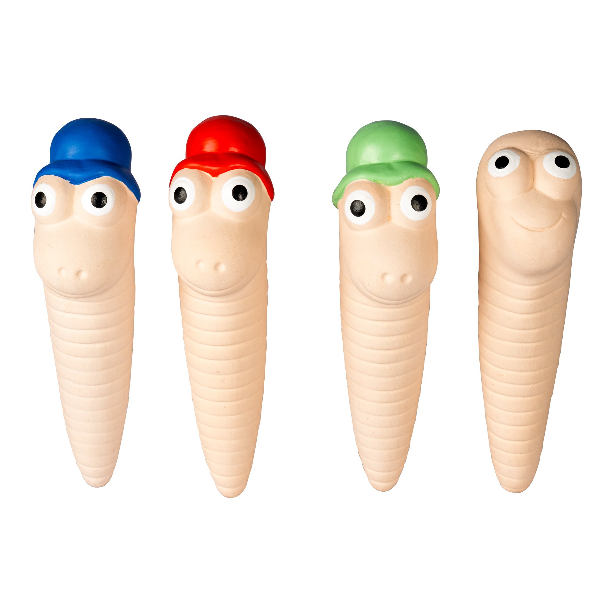 Bewässerungshilfe „Wurm-Quartett“, 4 Stück