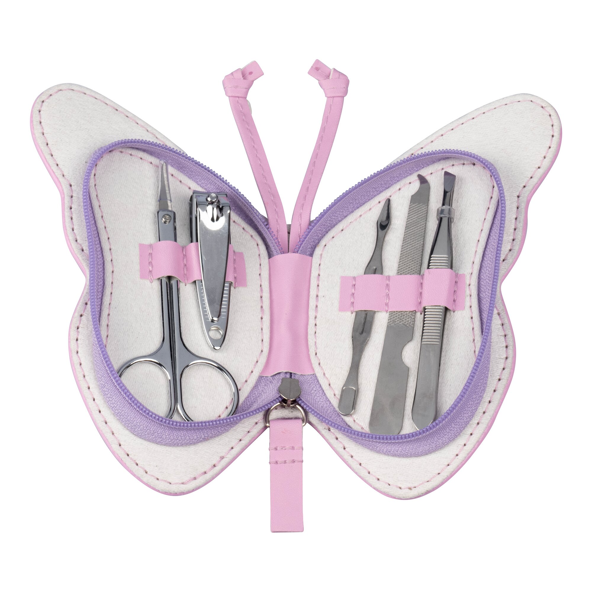 Lot de 6 accessoires de manucure «Papillon»