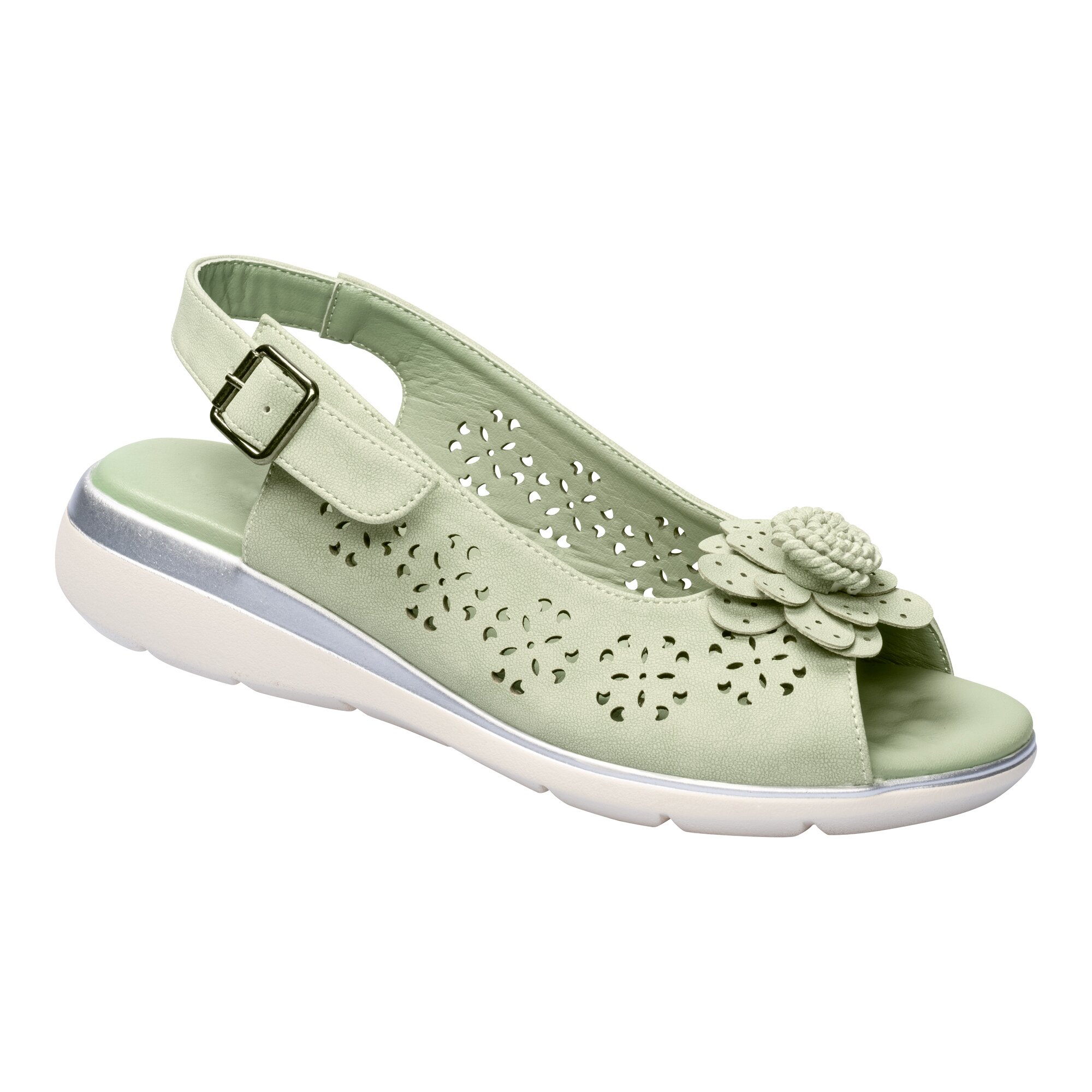 wonderwalk ﻿Komfort-Sandalette „Rose“