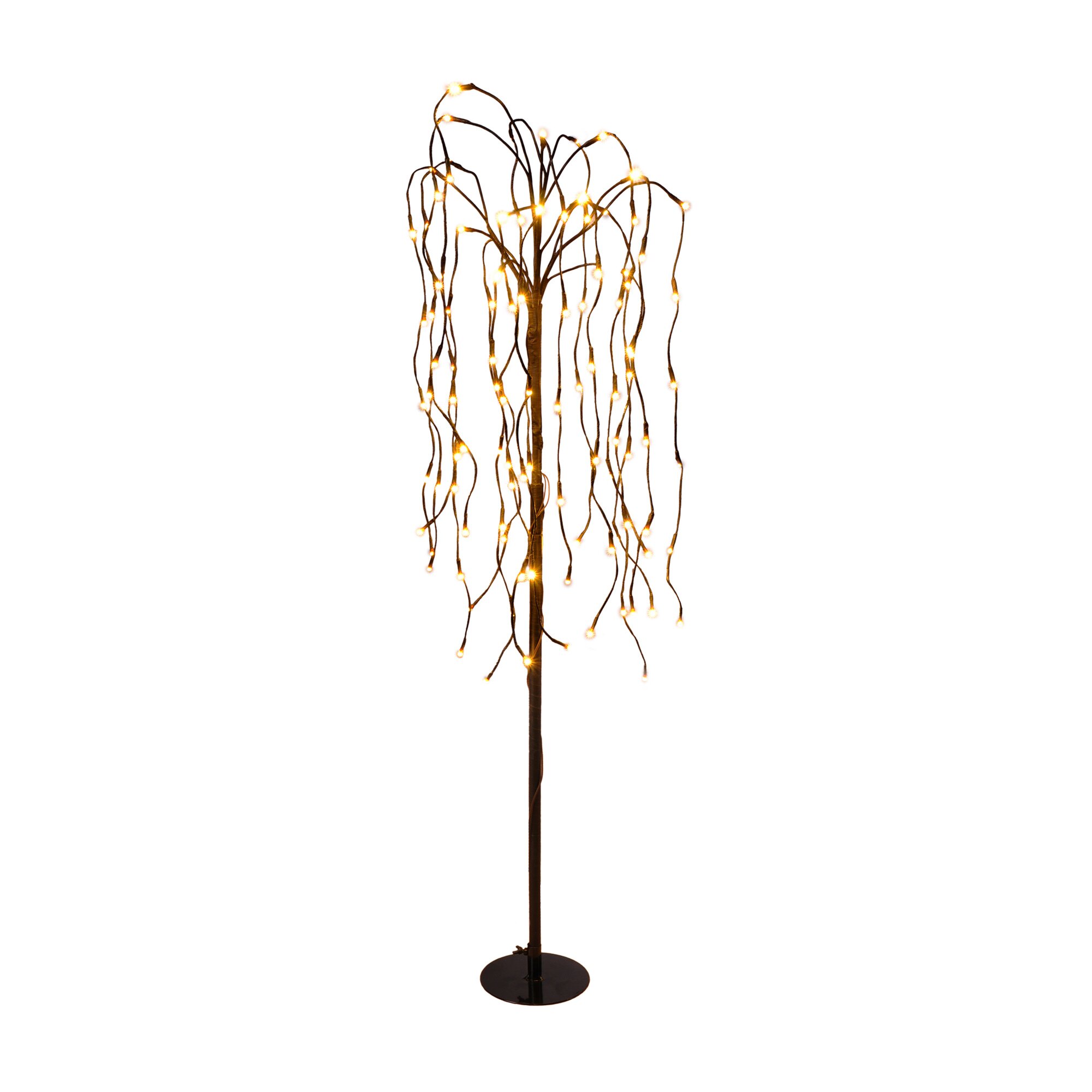 HI LED-Baum "Trauerweide" schwarz