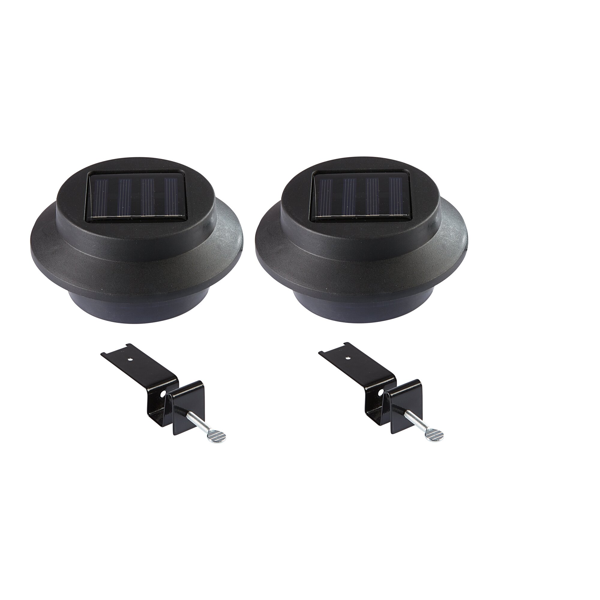 Spots solaires «Noir», 2 pièces