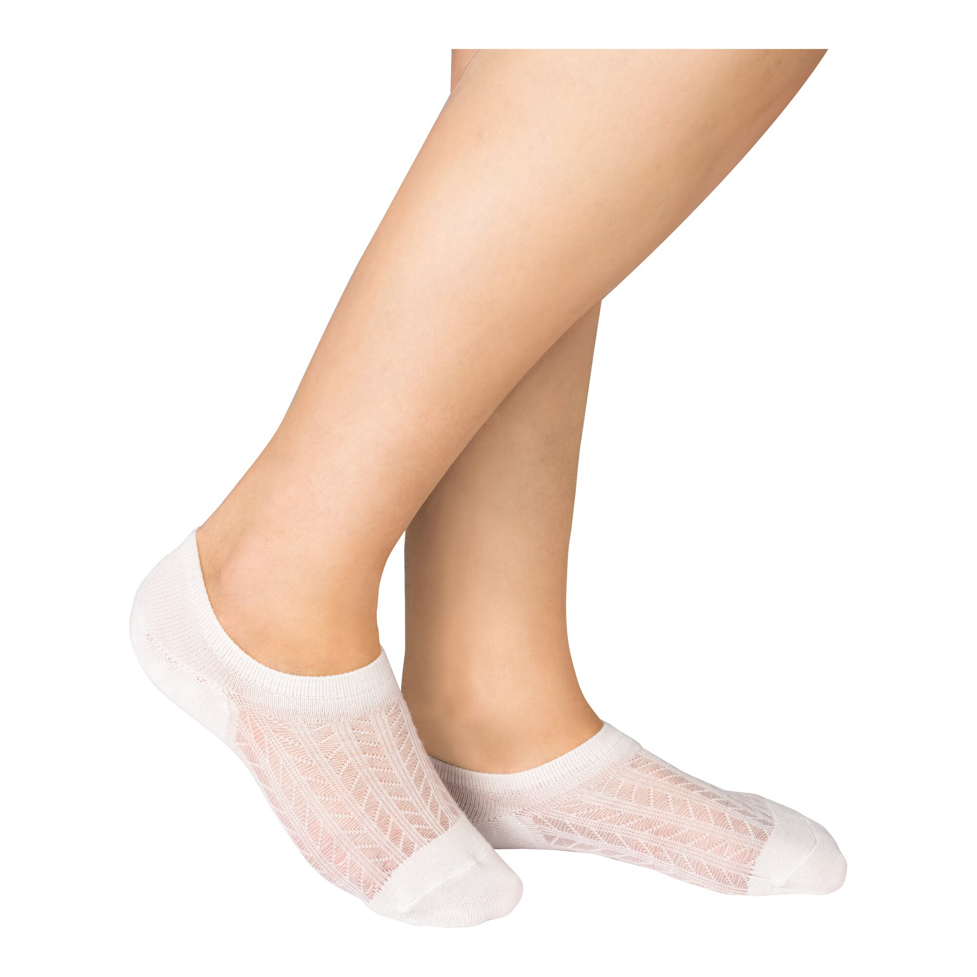 Image of wonderwalk Sneaker-Socken, 2 Paar, weiß