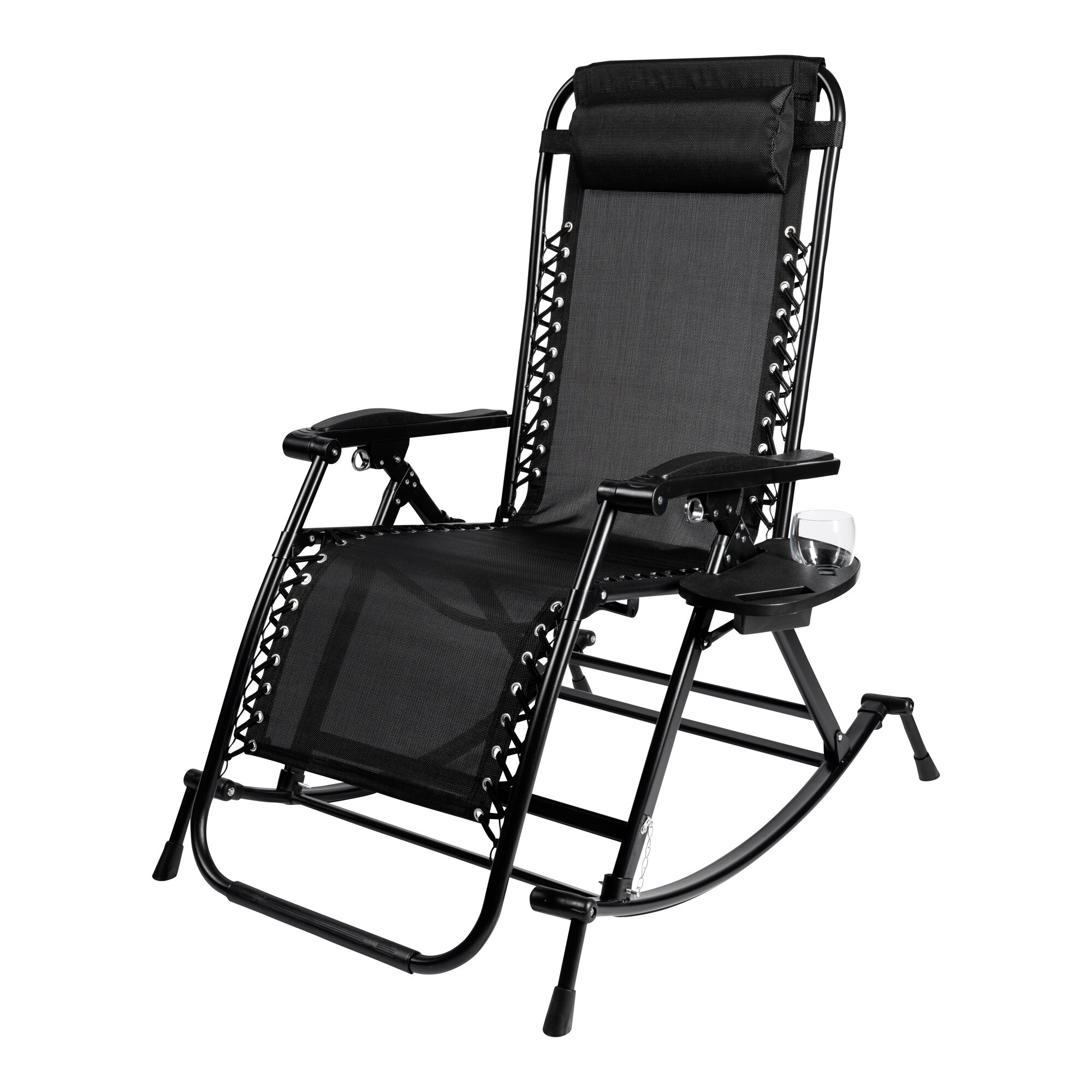 Variabler-Schaukelstuhl "Ergo" mit Liegefunktion, Fußstütze und verstellbarem Kissen