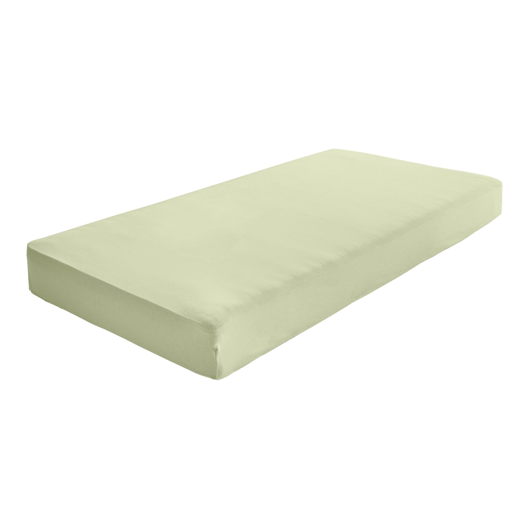 Drap-housse, 100x200 cm, vert tendre