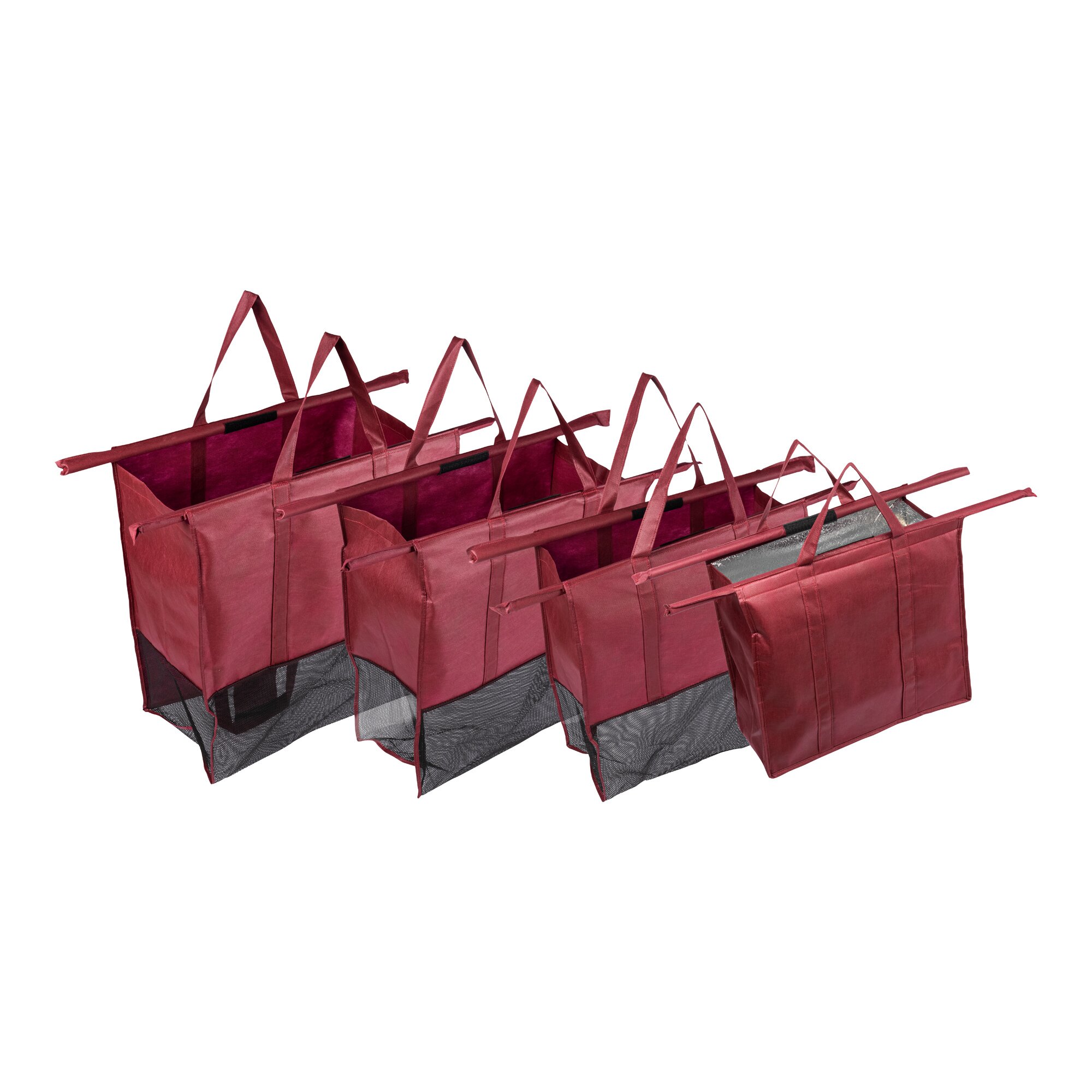 Set de sacs pour chariots, 4 pièces