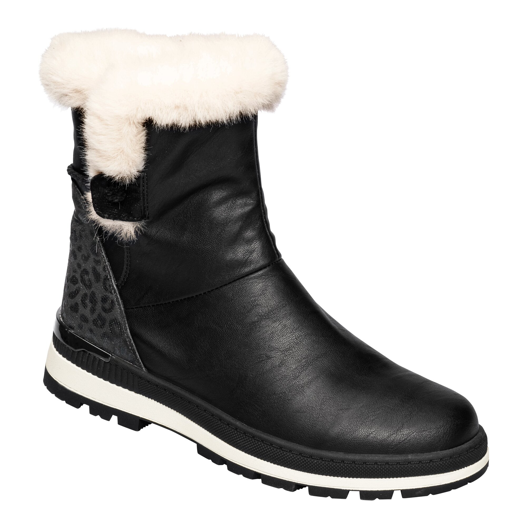 wonderwalk Kuschel-Stiefel mit Leder „Carina“