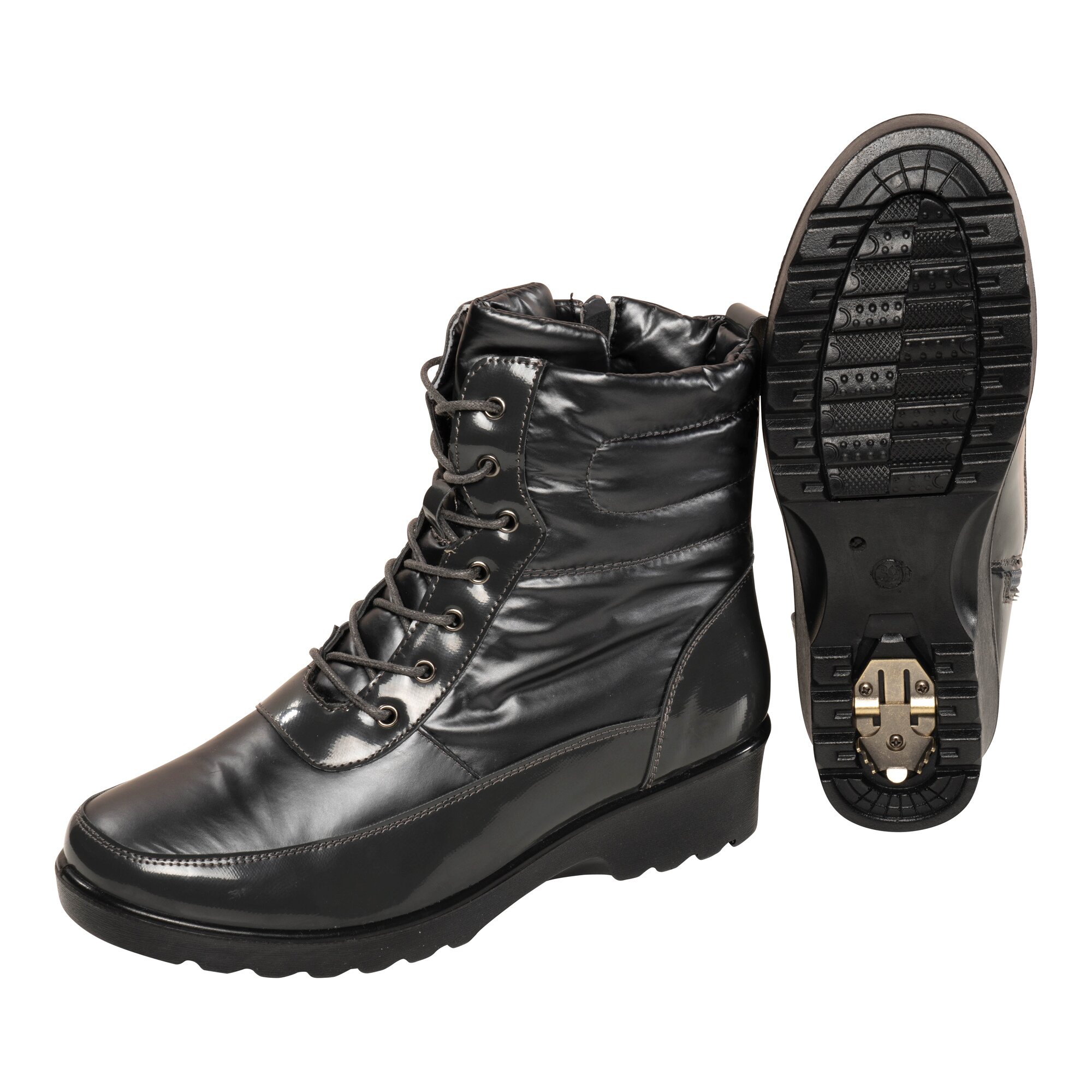 Image of wonderwalk Winterstiefelette mit Spikes "Stefanie", Größe: 36, schwarz