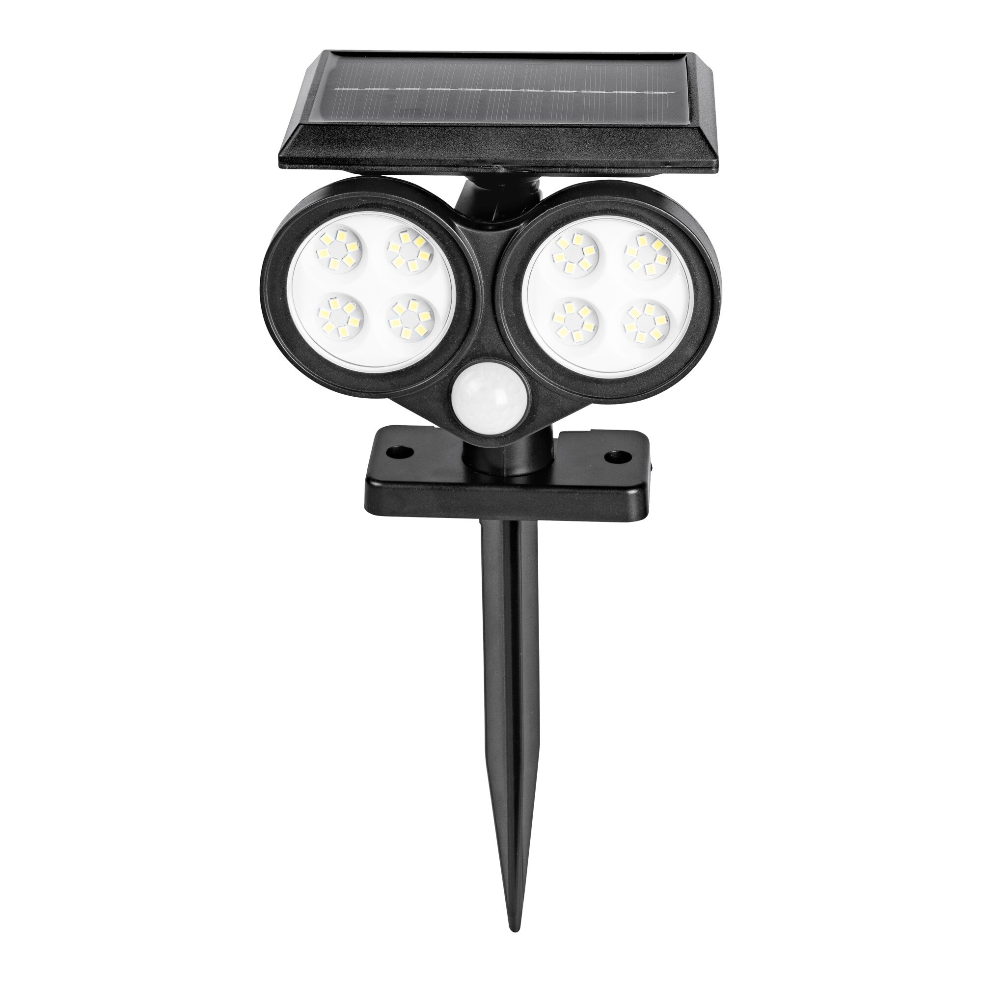 Solar-LED-Sicherheitsstrahler „2 in1“