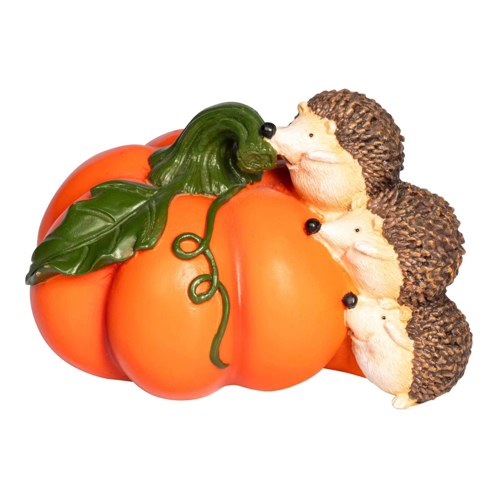 Hérissons avec citrouille