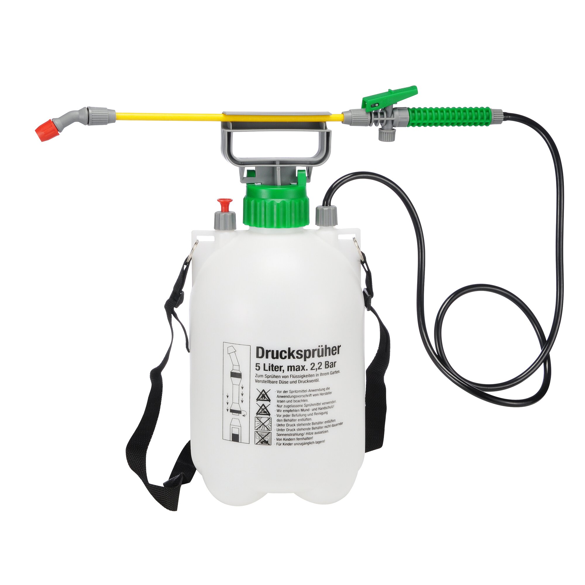 Pulvérisateur à pression avec lance, 5 L