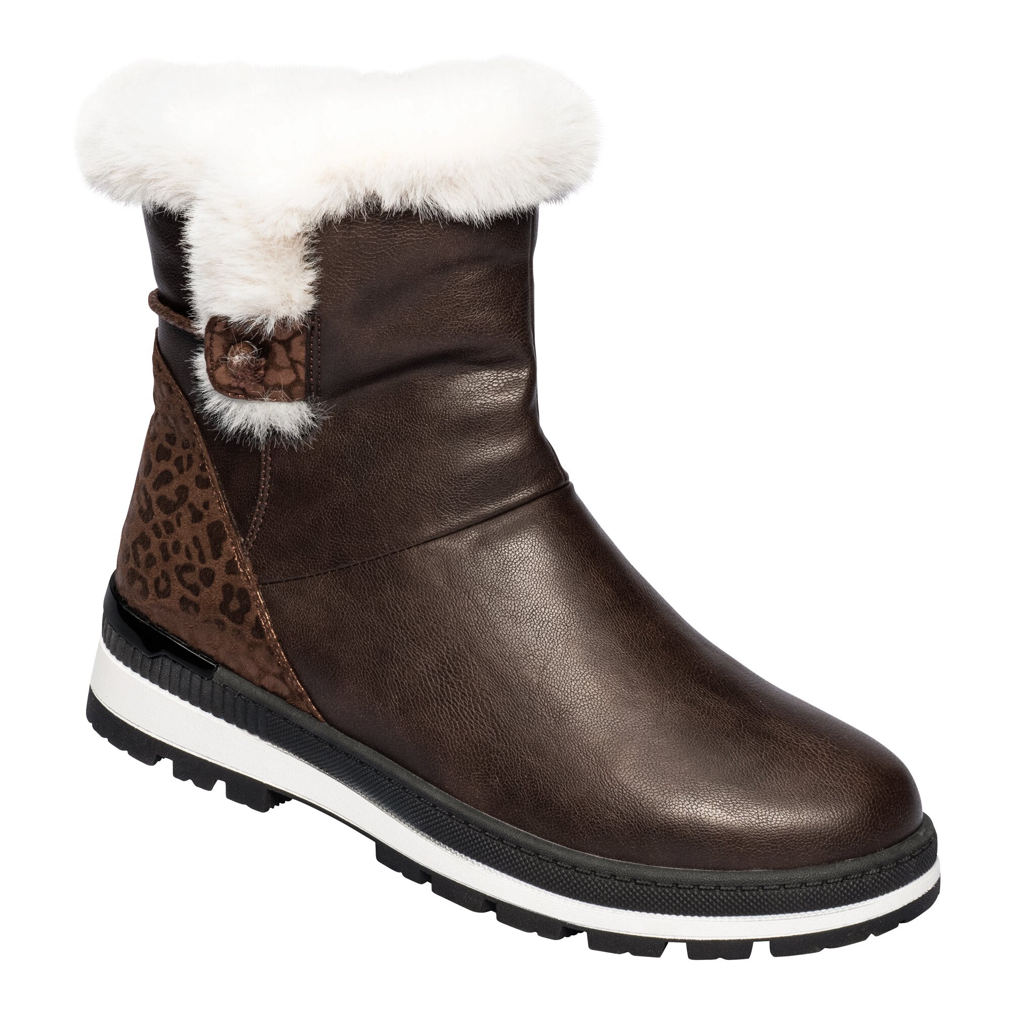 Image of wonderwalk Kuschelstiefel "Katharina" mit Wolle, Größe: 36, braun