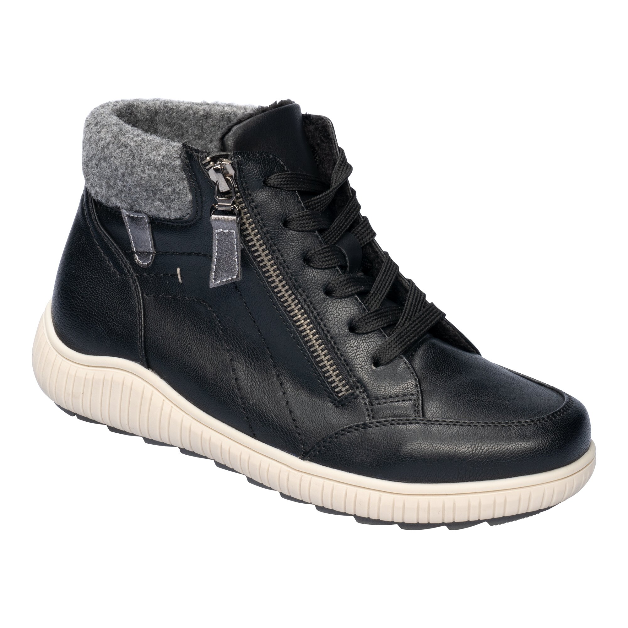 Image of wonderwalk Wärme-Knöchelsneaker „Annette“, Größe: 36, schwarz