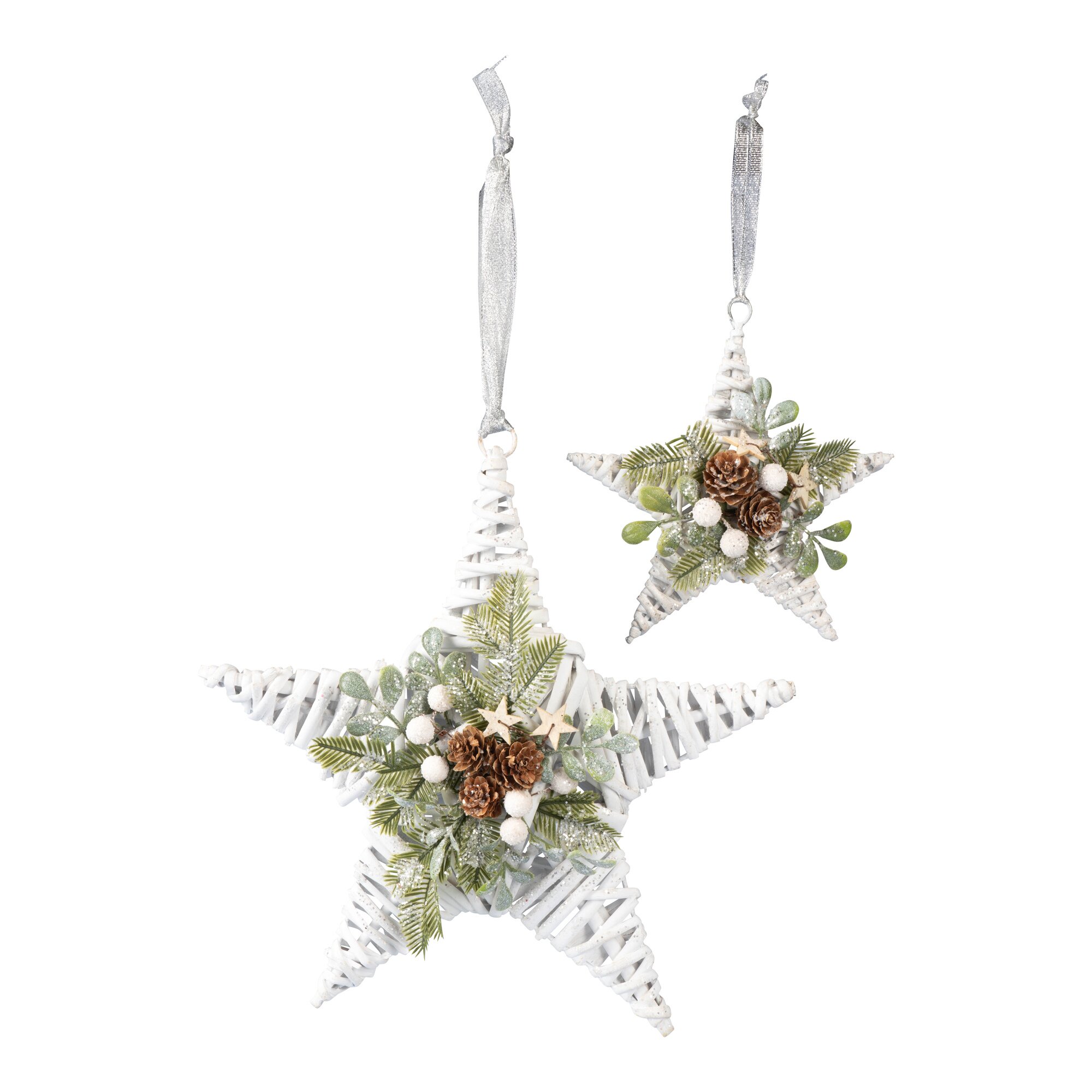 Étoile déco «White Christmas»