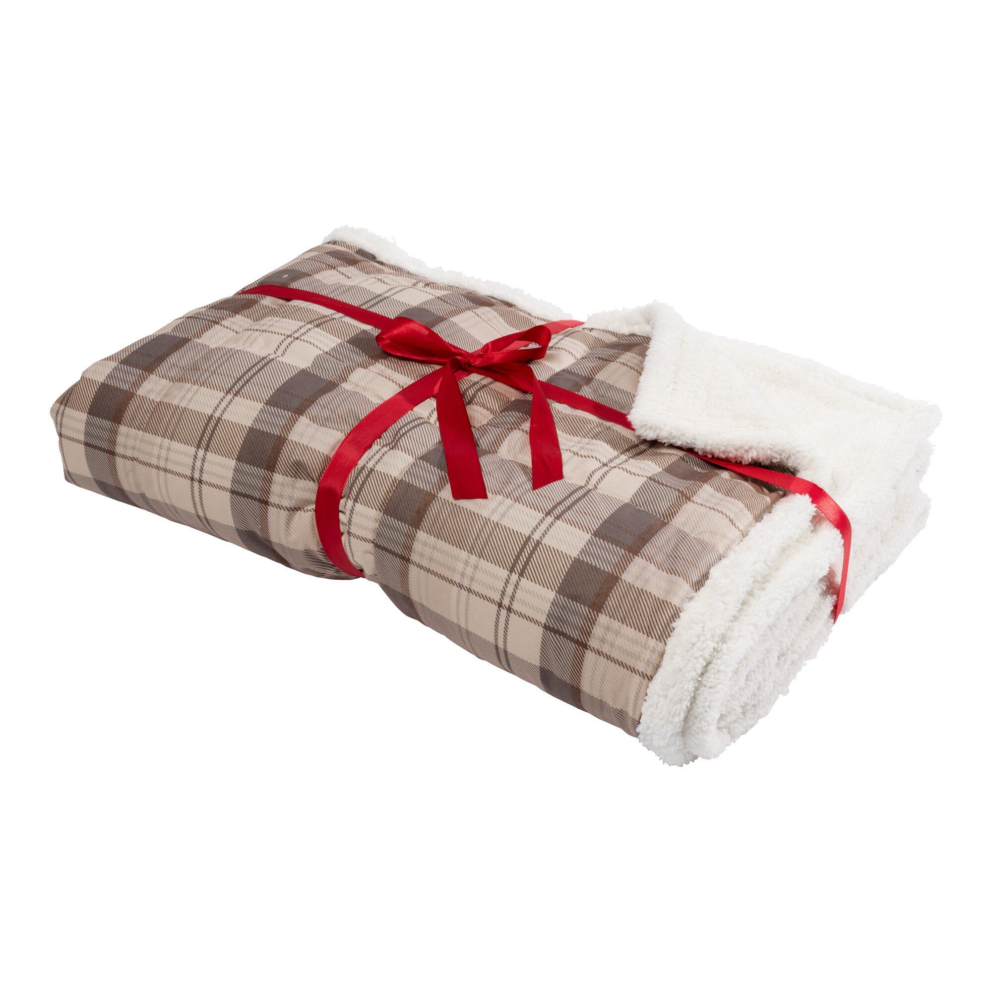 Couverture douce de luxe «Karo», 180x130 cm