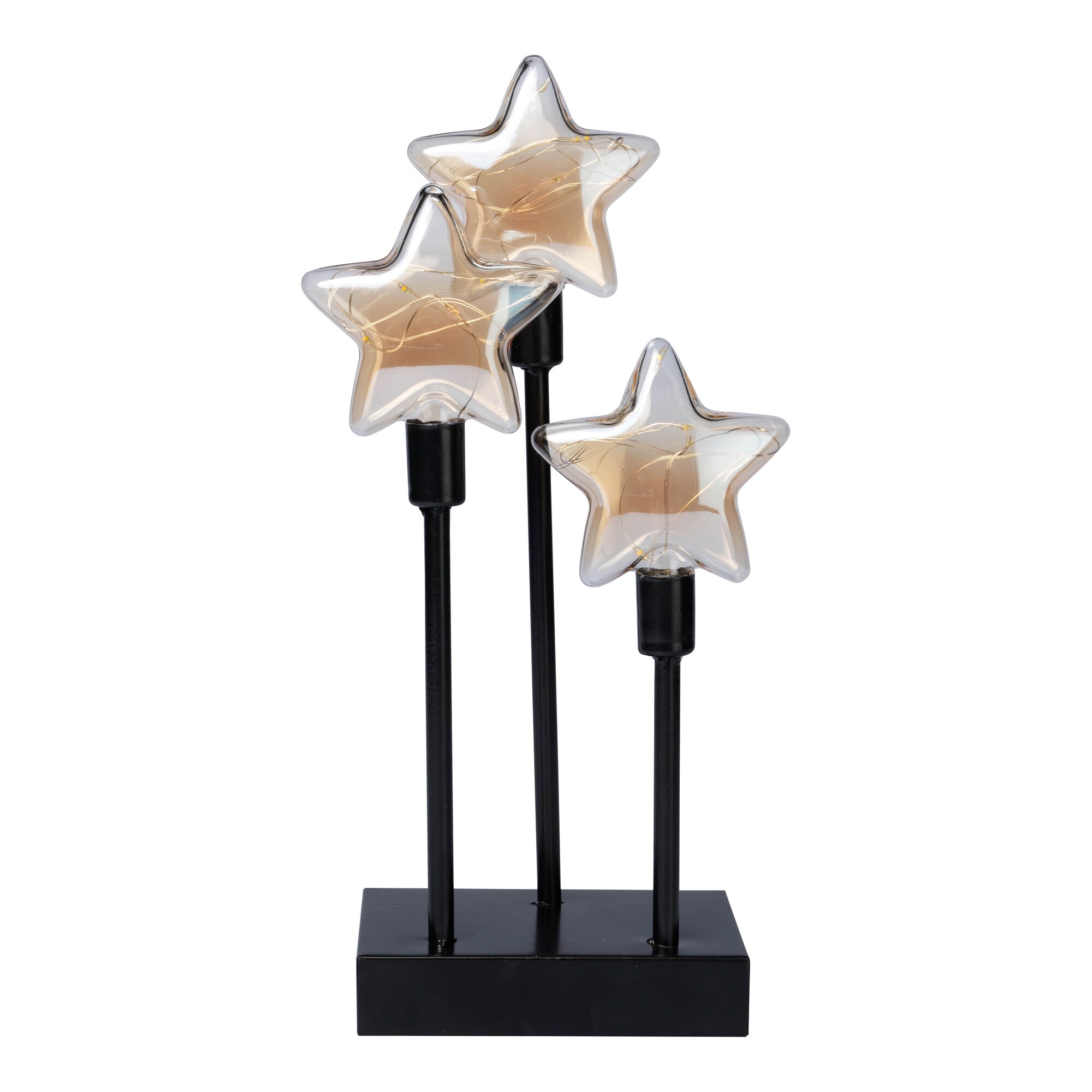 Déco à LED «Trio d’étoiles»