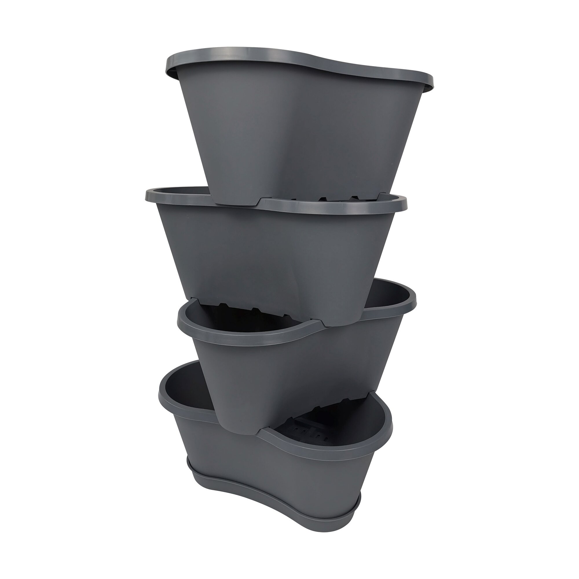 Pots de fleurs empilables
