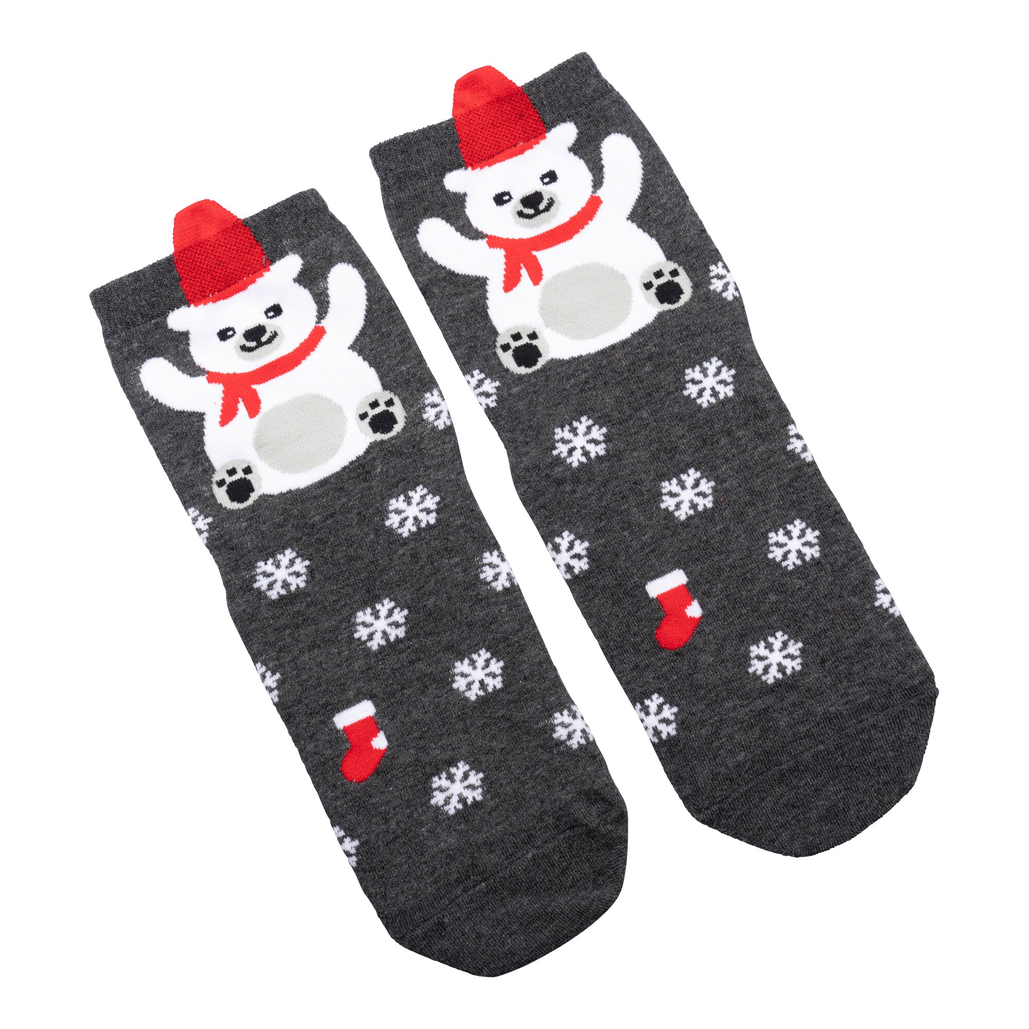 Chaussettes de Noël «Ours polaire», 1 paire