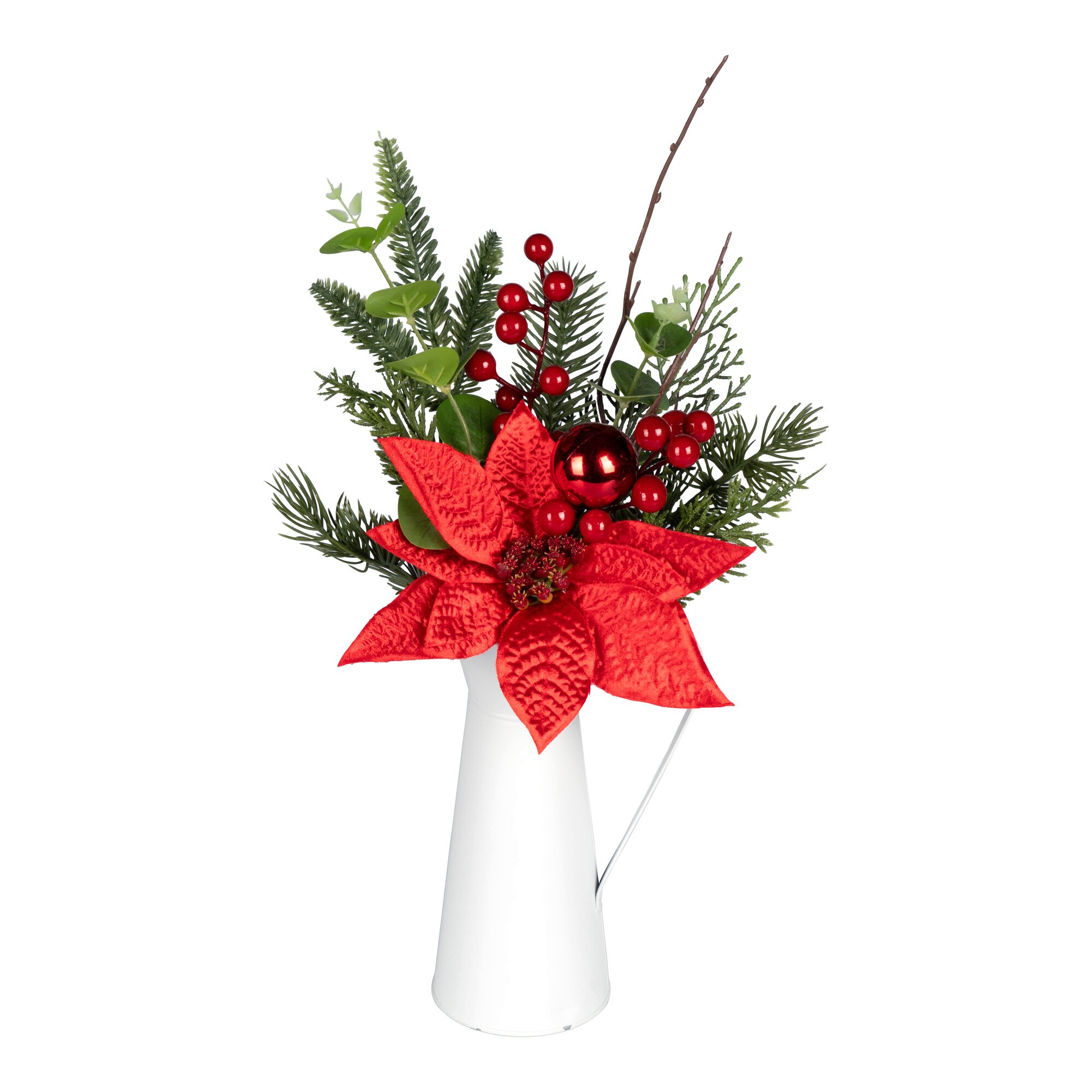 Composition florale «poinsettia»