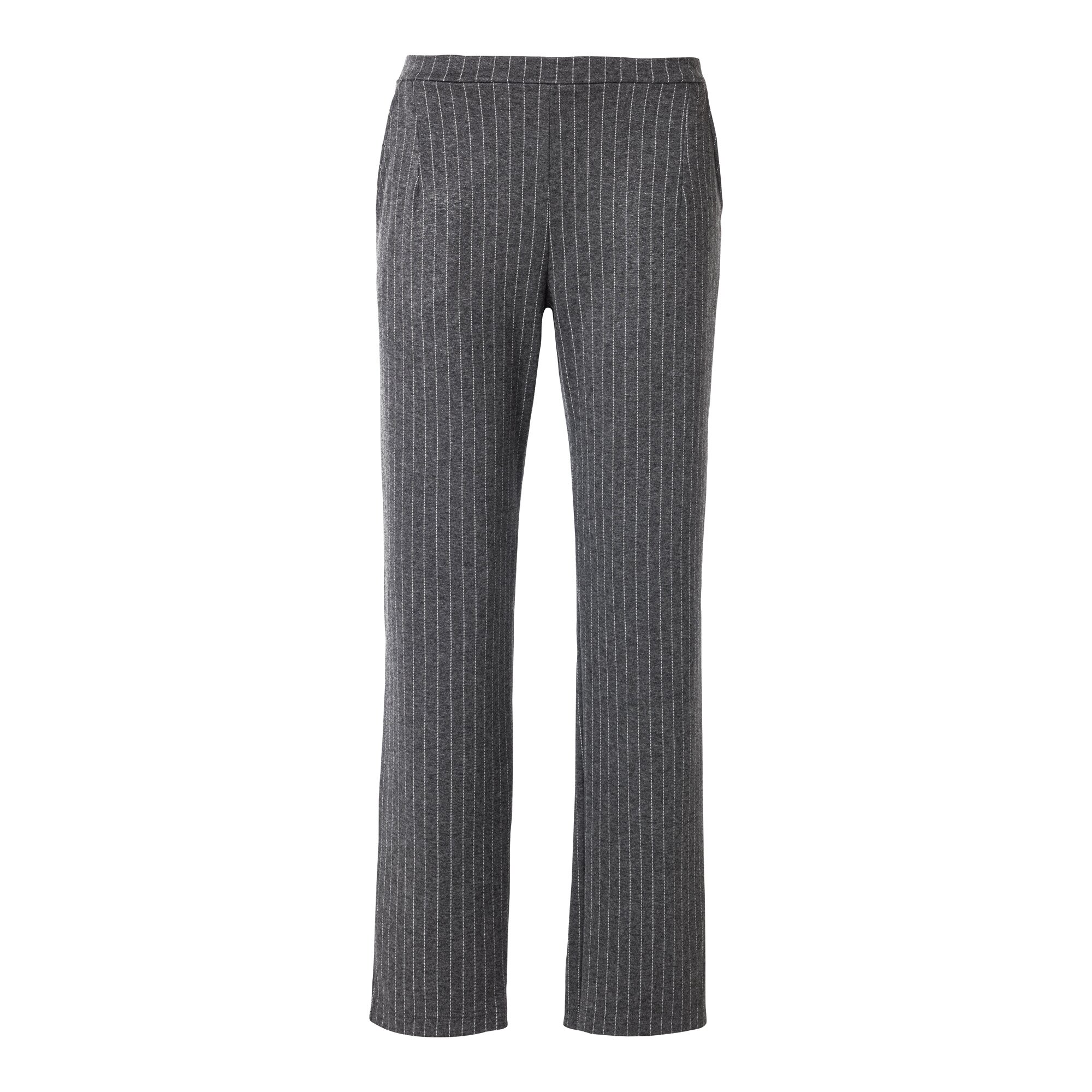 Hose "Klassik", gestreift S grau