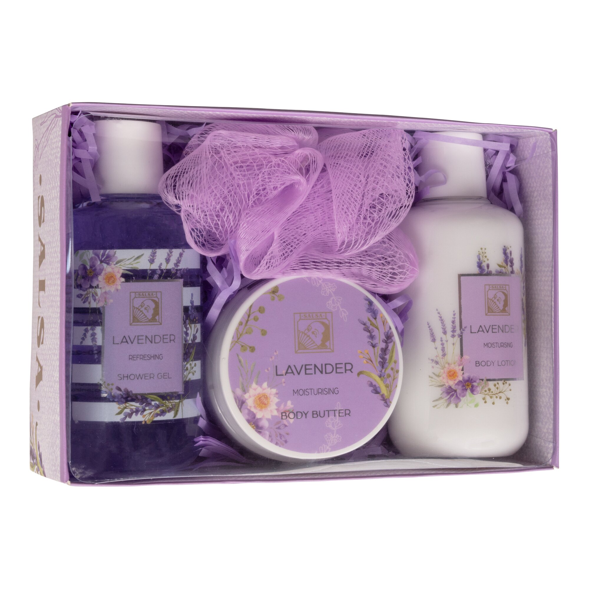 Image of Badeset „Lavendel“, 4-teilig