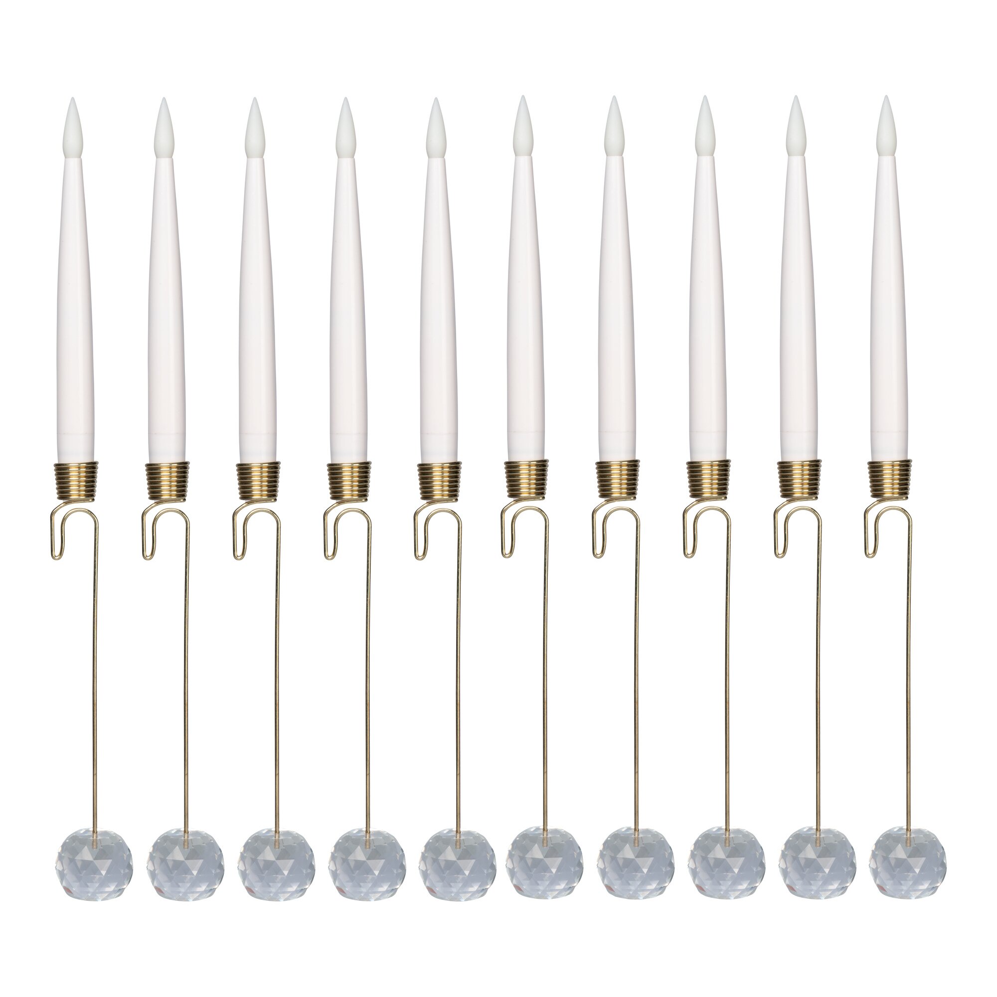 LED-Hängekerzen, 10 Stück