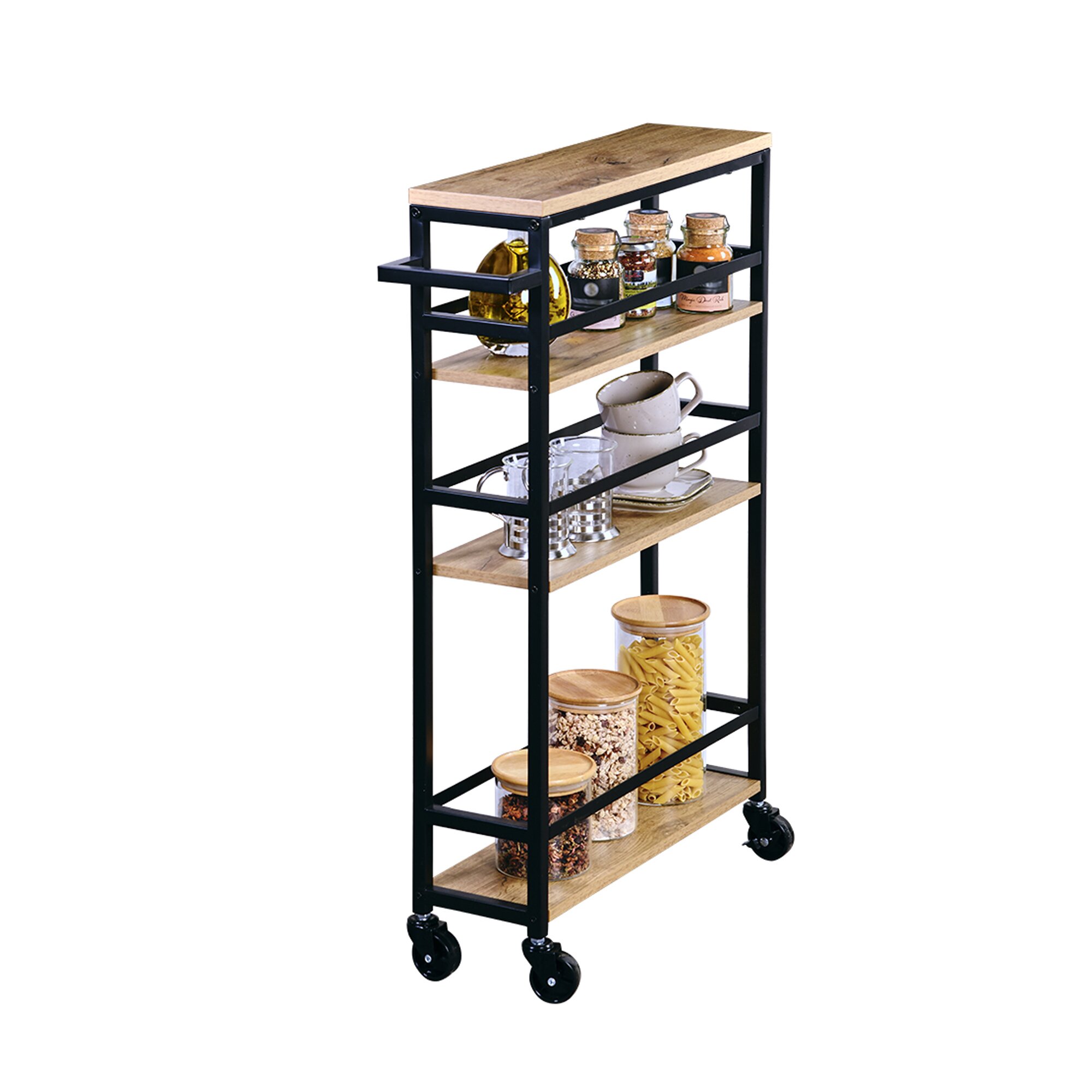 Kesper Nischenwagen schwarz braun