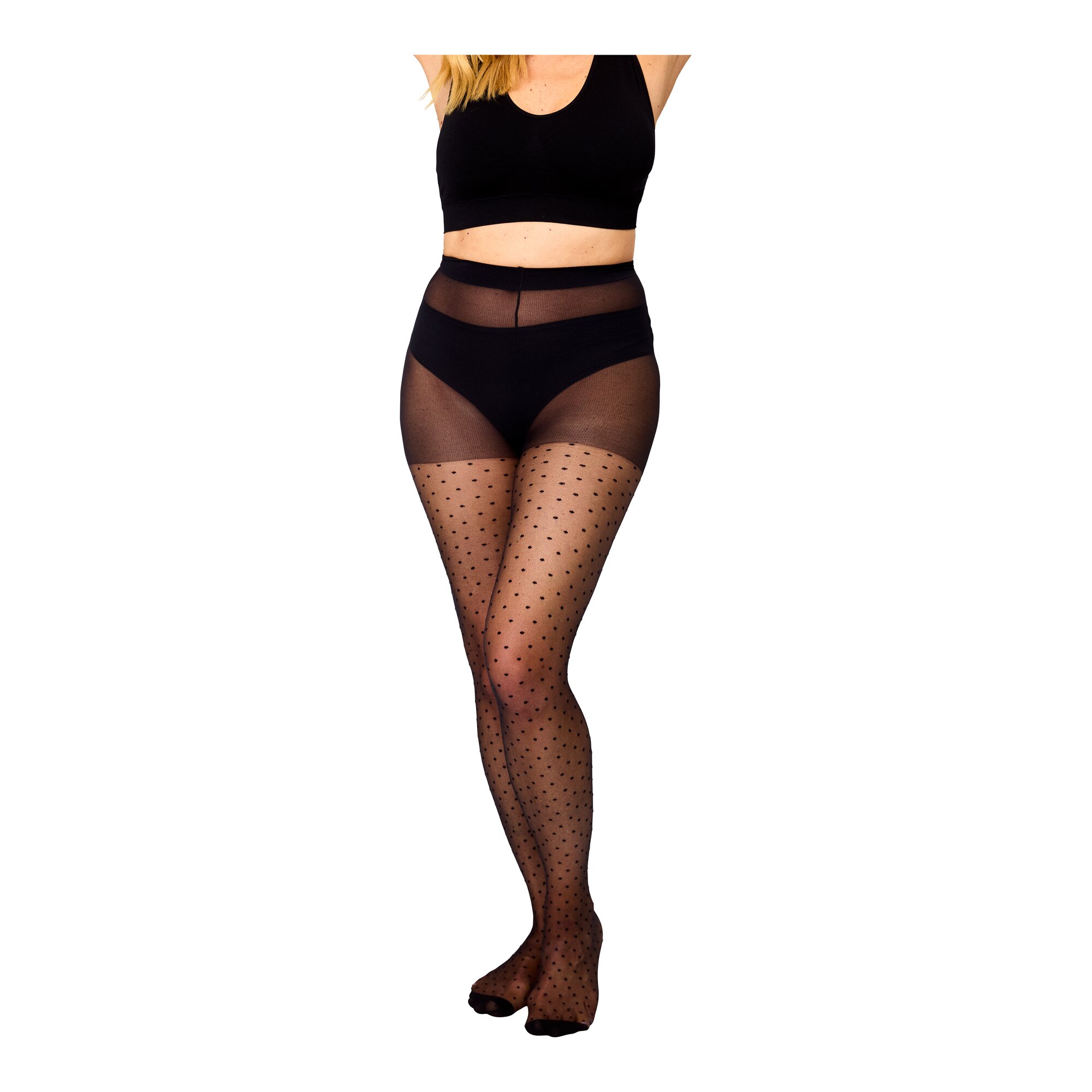 Image of Design-Strumpfhosen-Set, 2 Stück, Größe: L