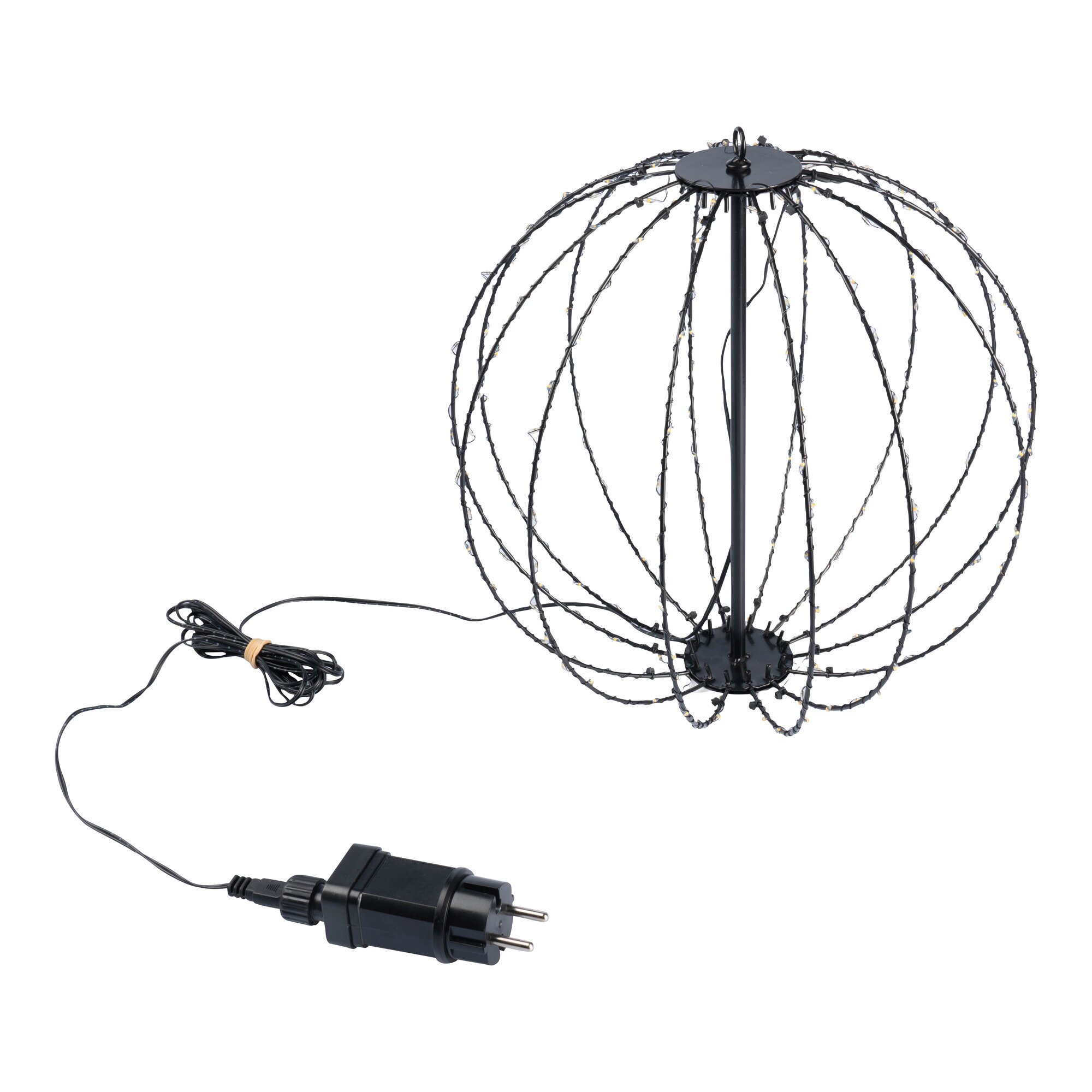LED-Leuchtkugel „Outdoor“, 1 Stück schwarz