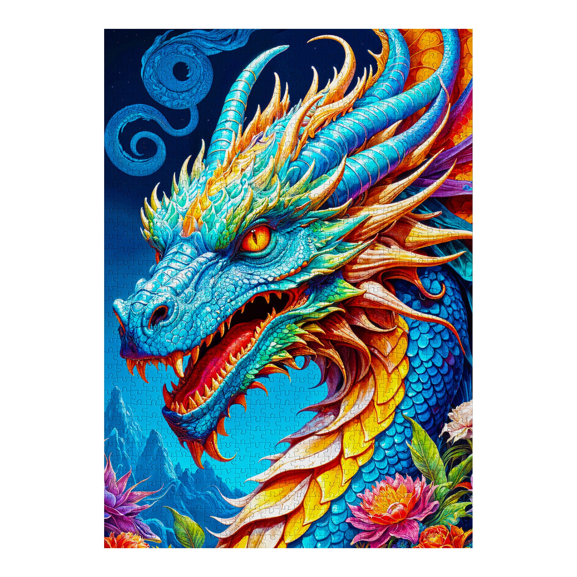 Puzzle Blue Dragon, 1000 pièces