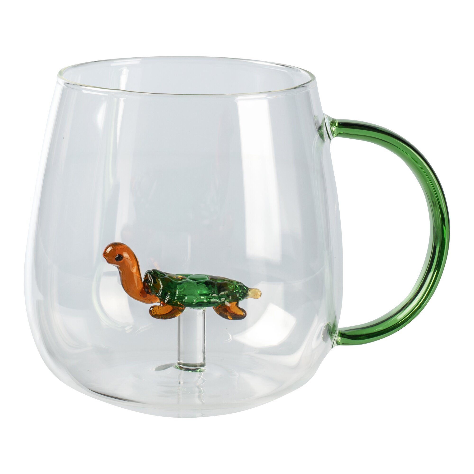 3D Glas-Tasse, 350 ml