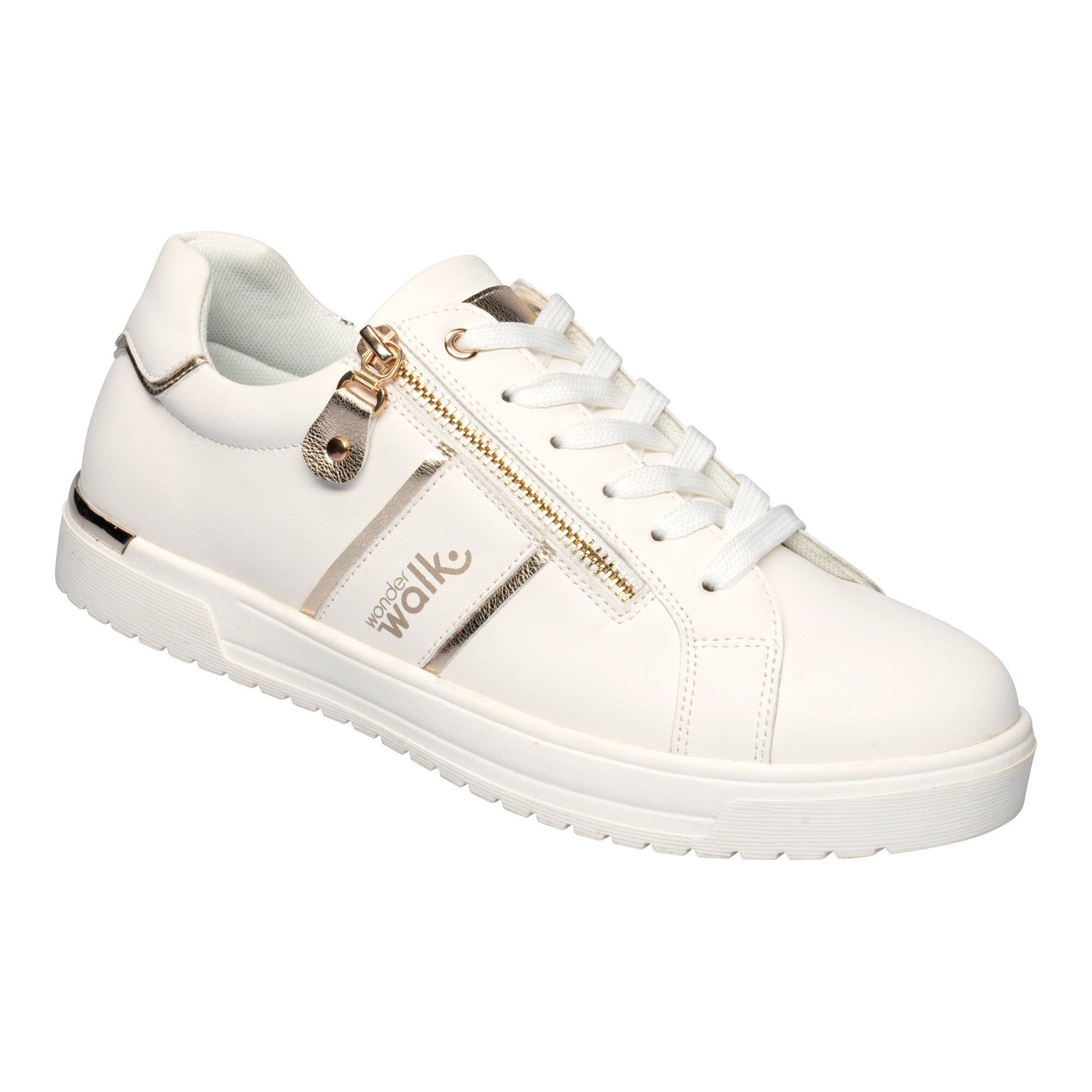 wonderwalk Komfort-Sneaker „Leni“ mit Leder-Decksohle