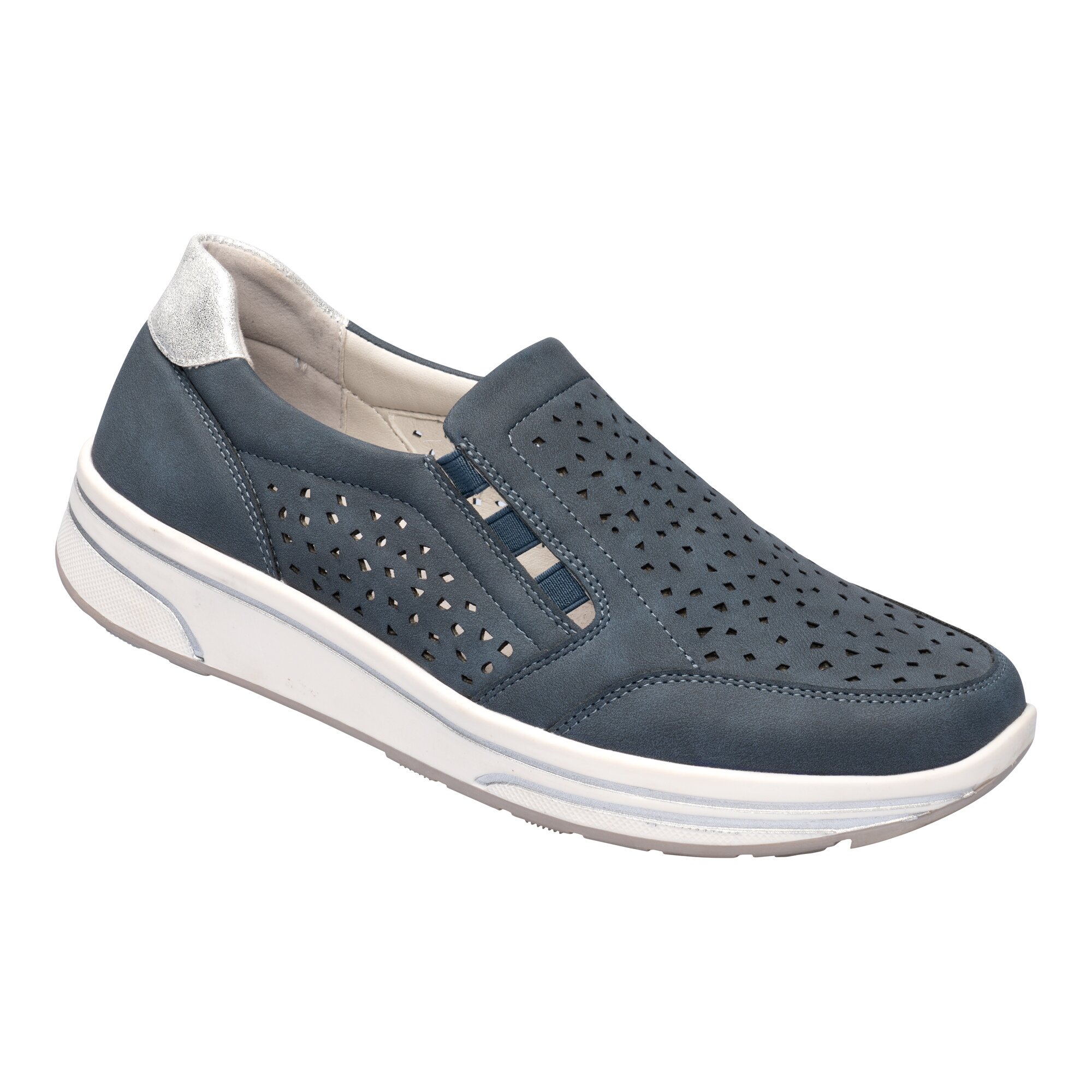 wonderwalk Stretch-Halbschuh mit Leder-Decksohle „Stefanie“