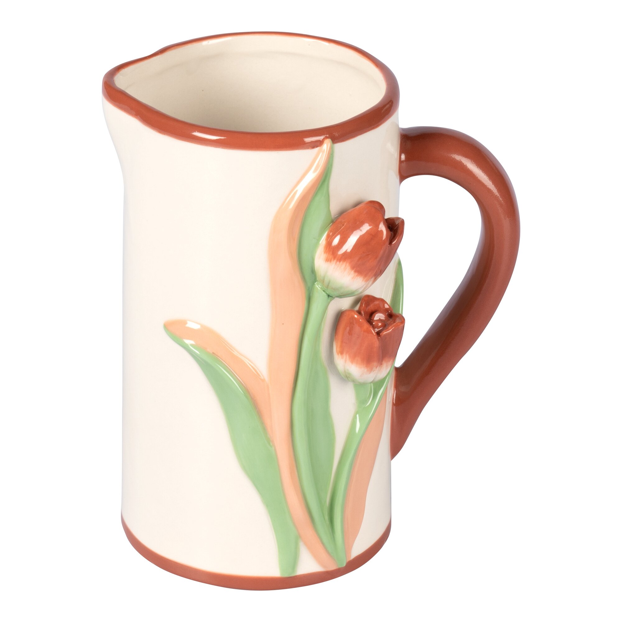 Keramik-Krug "Tulpen", 1,14 l