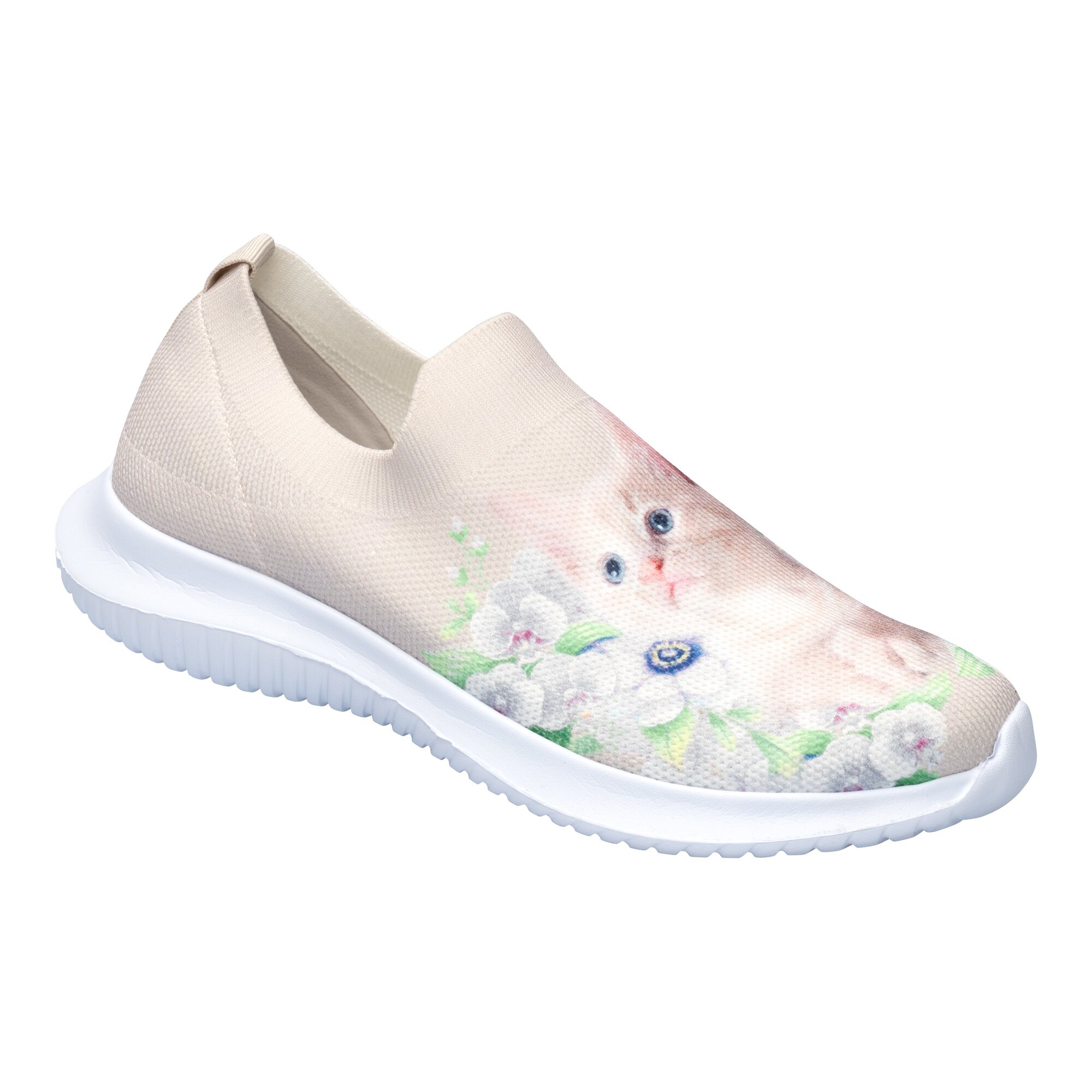 wonderwalk Katzen-Sneaker „Federleicht“, Größe: 36, beige