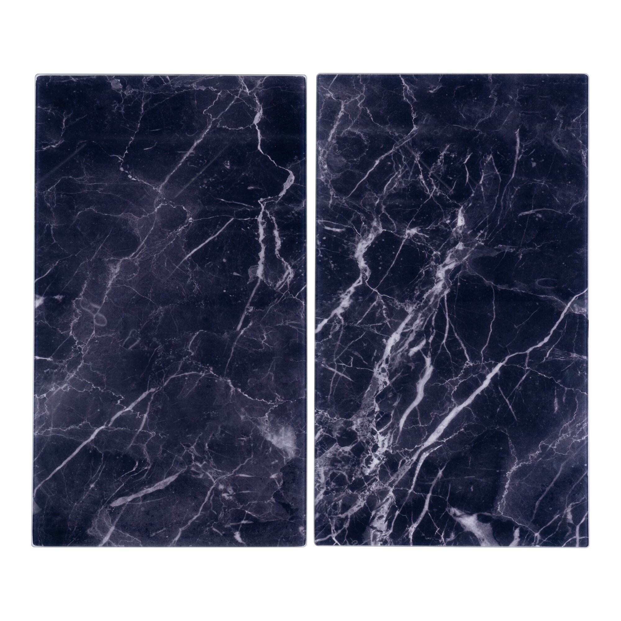 Herdabdeckplatten "Marmor“, 2 Stück