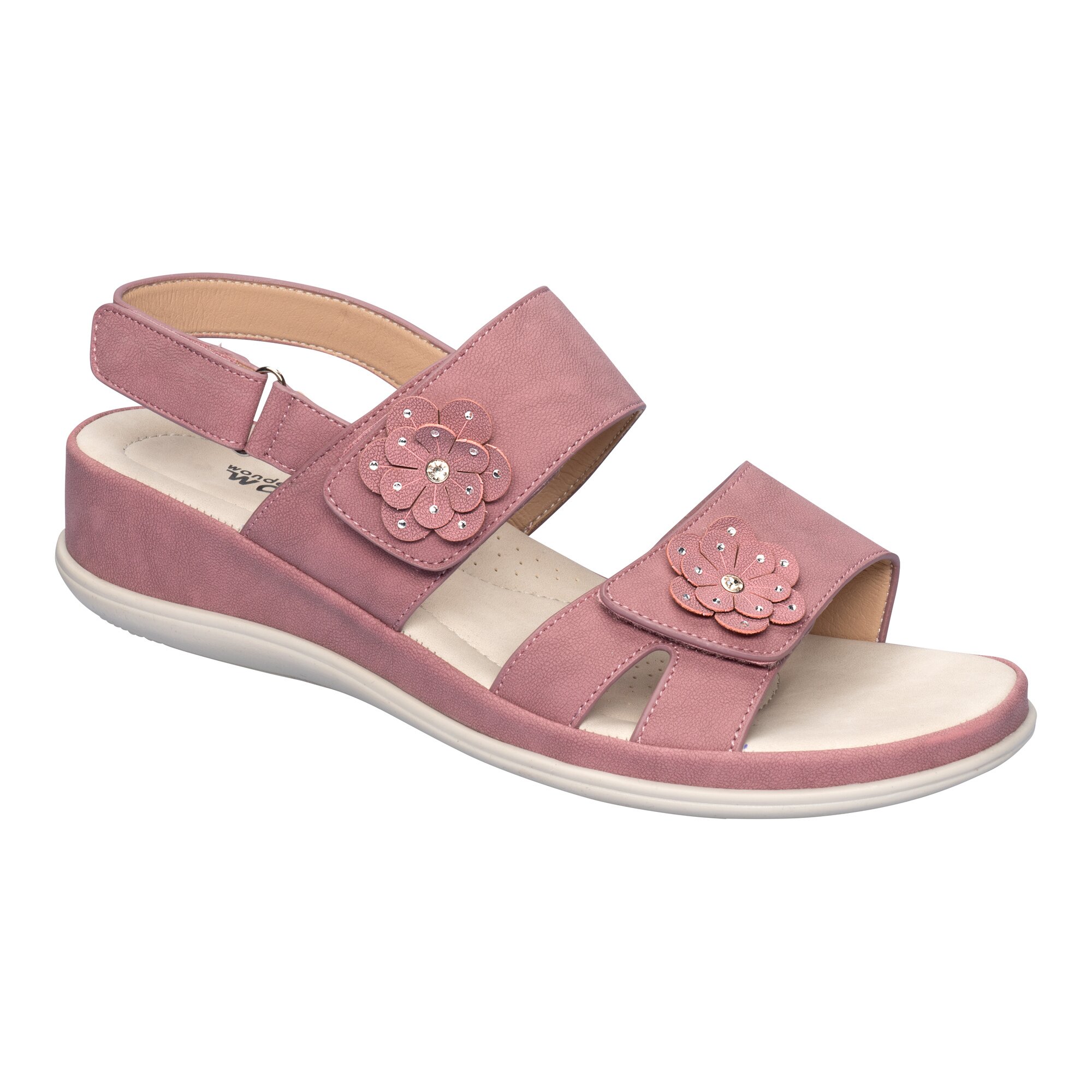 wonderwalk Bequem-Klettsandale „Daniela“