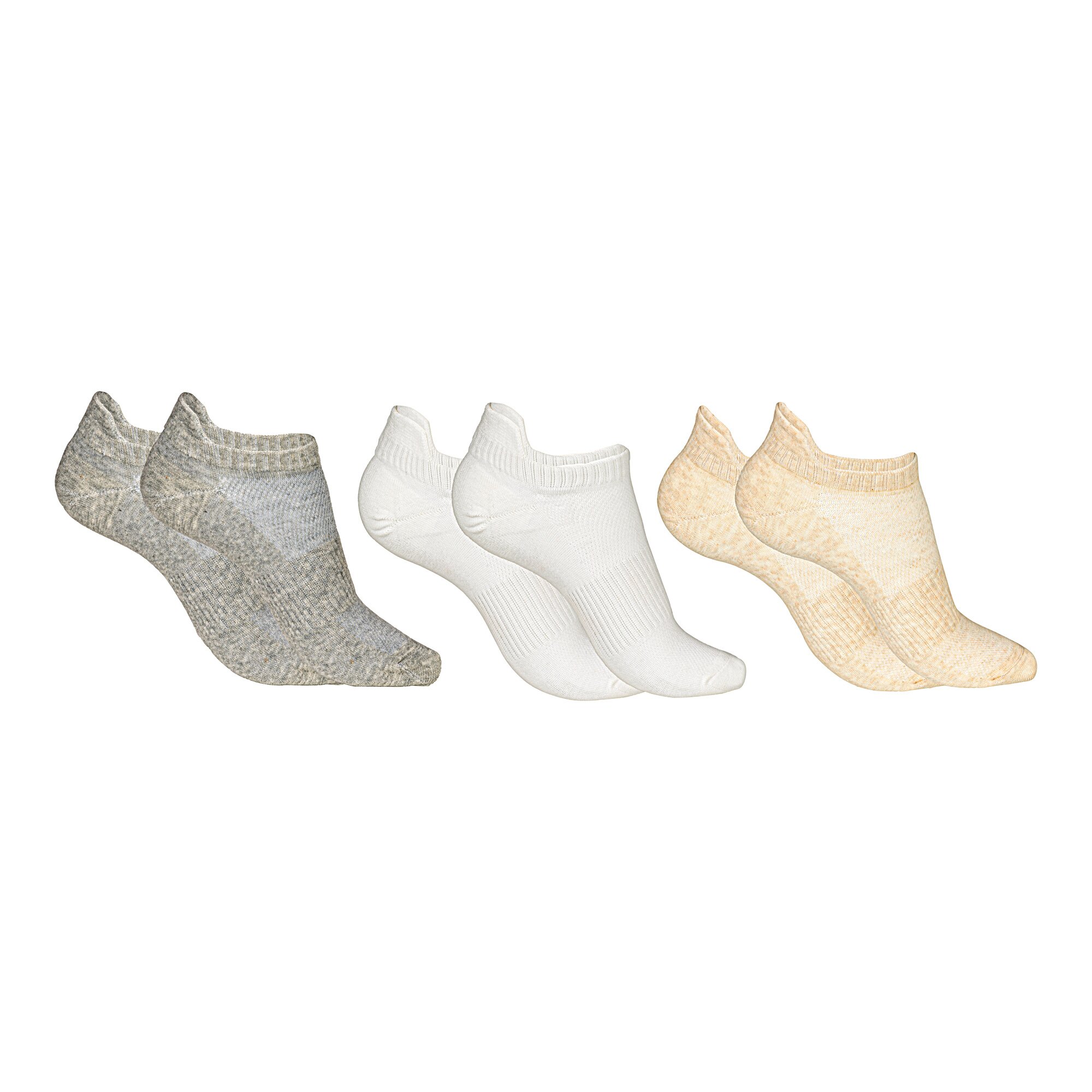 Image of wonderwalk Komfort-Sneakersocken „Vanessa“, 3 Paar