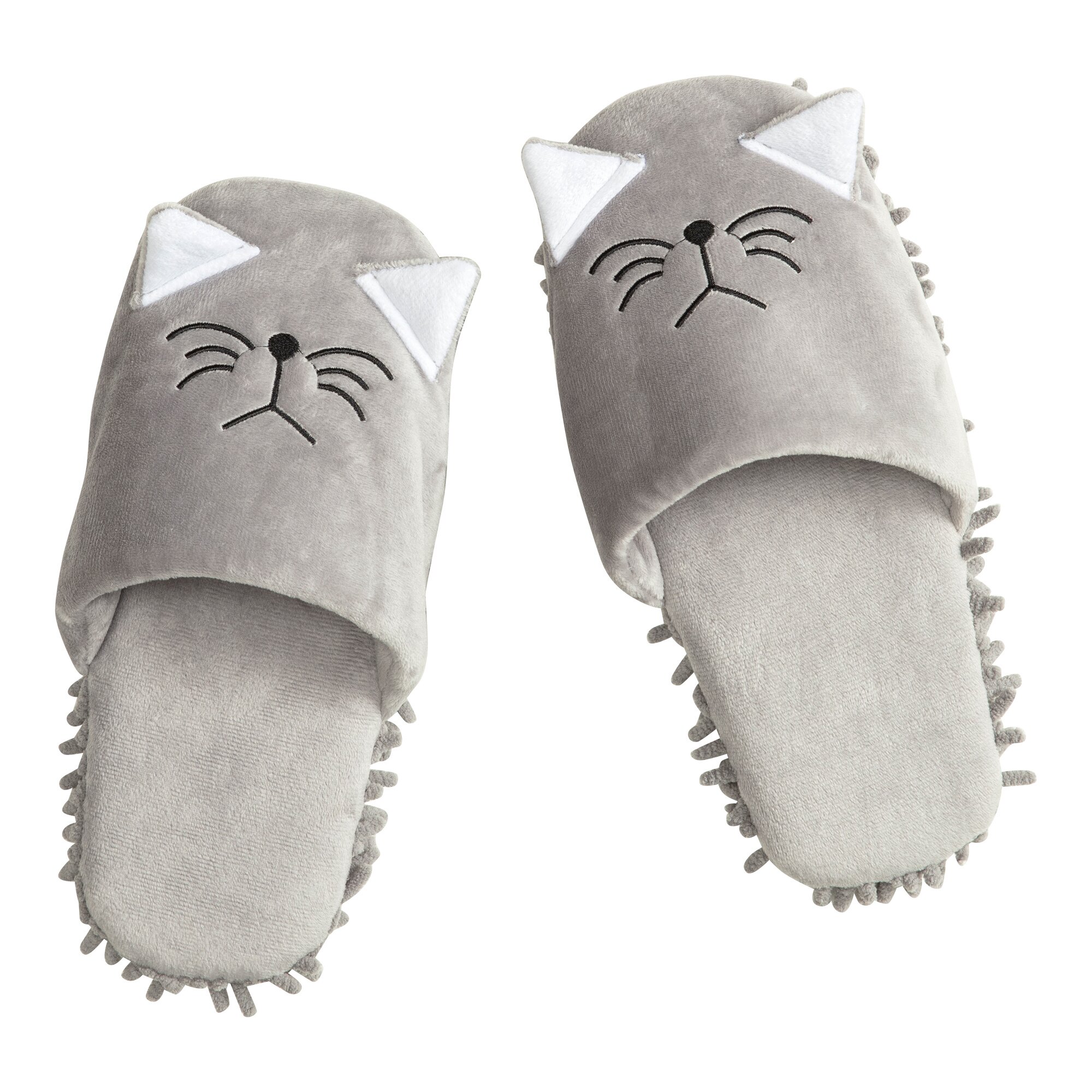 Image of Putzpantoffeln „Katze“, 1 Paar