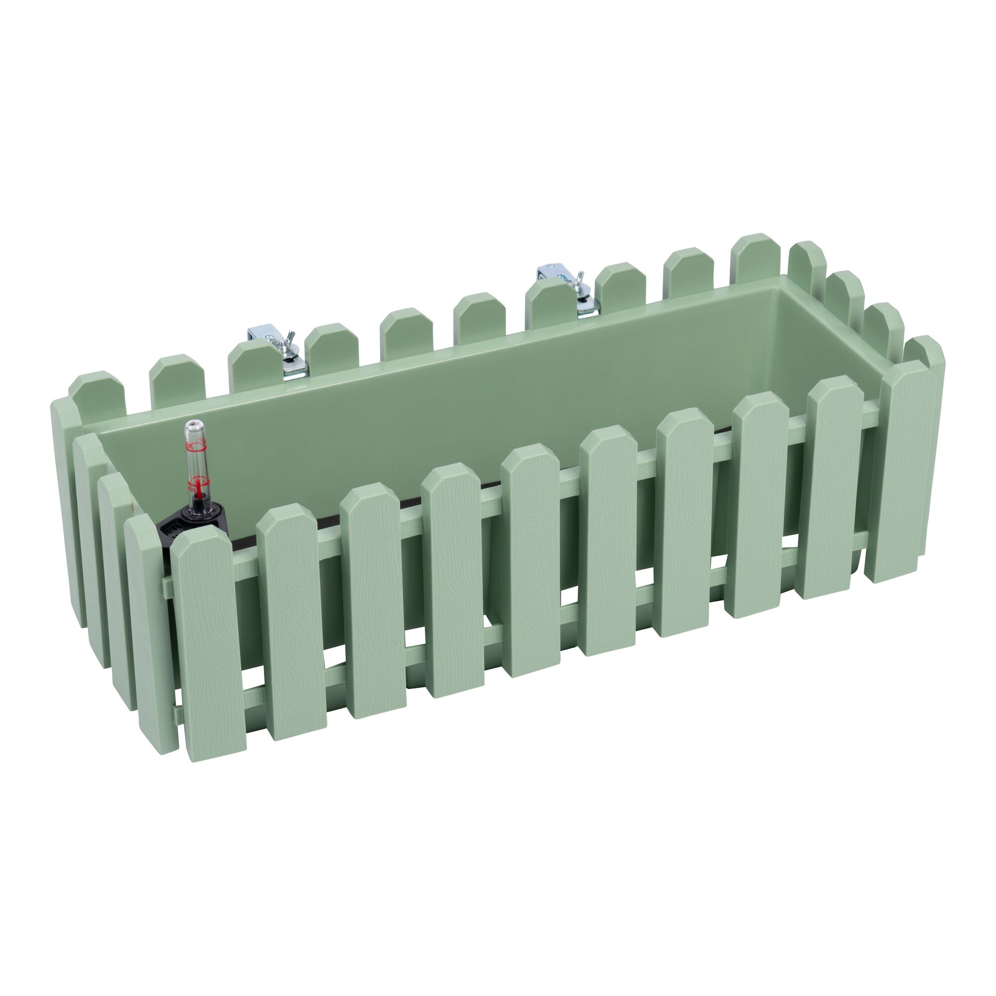 Balkonkasten 2 in 1 „Landhaus“, grün