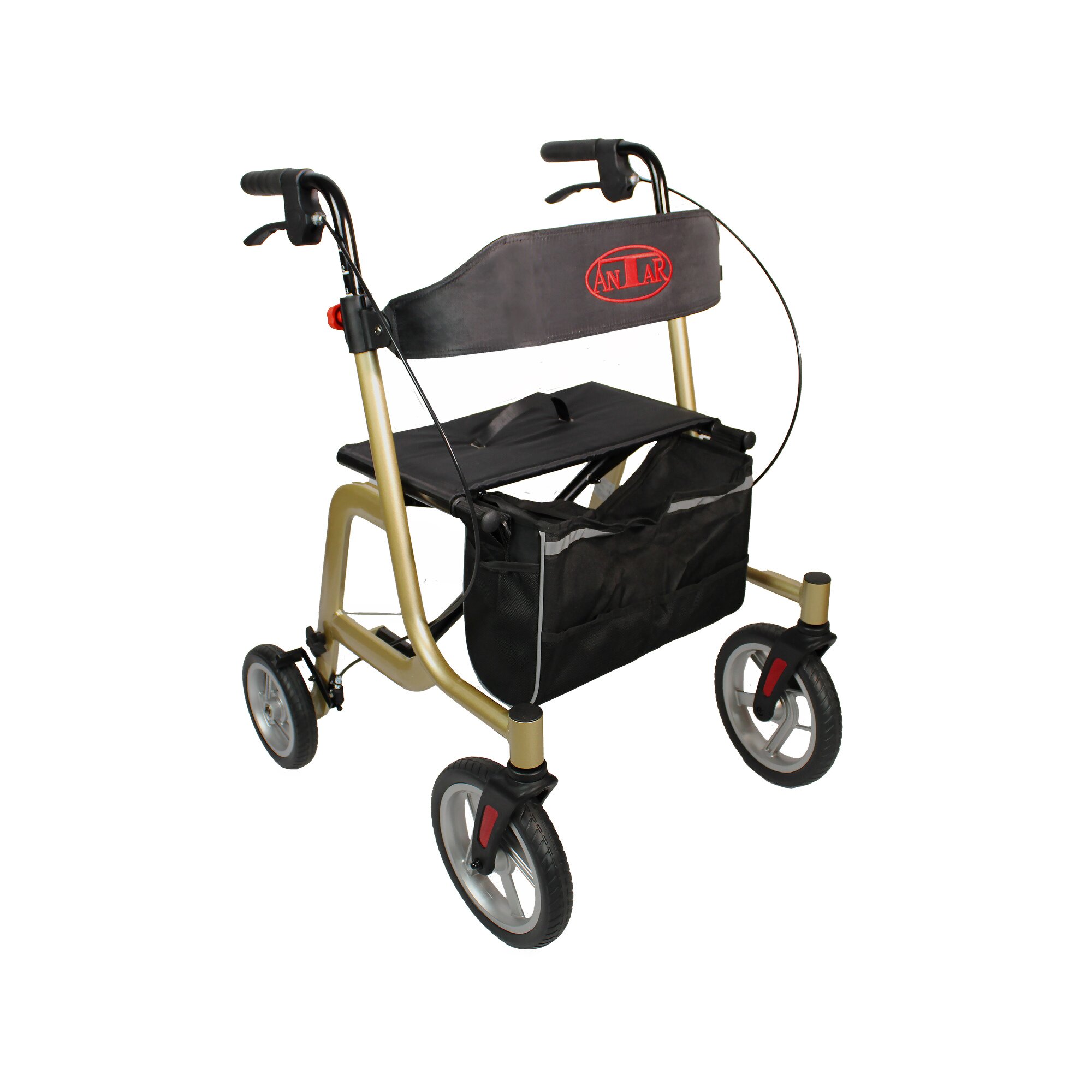 Aluminium Rollator gold AT51044 gold