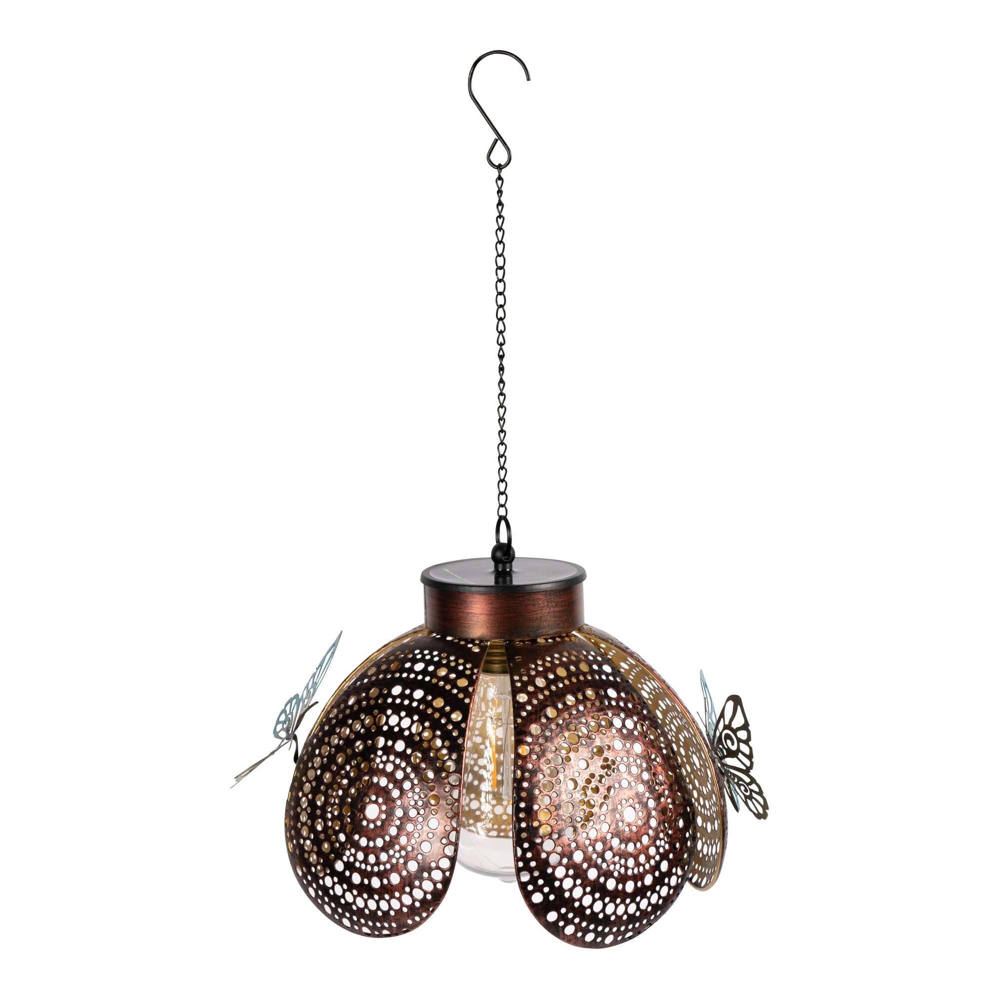 Solar-Hängeleuchte „Schmetterling“, 1 Stück