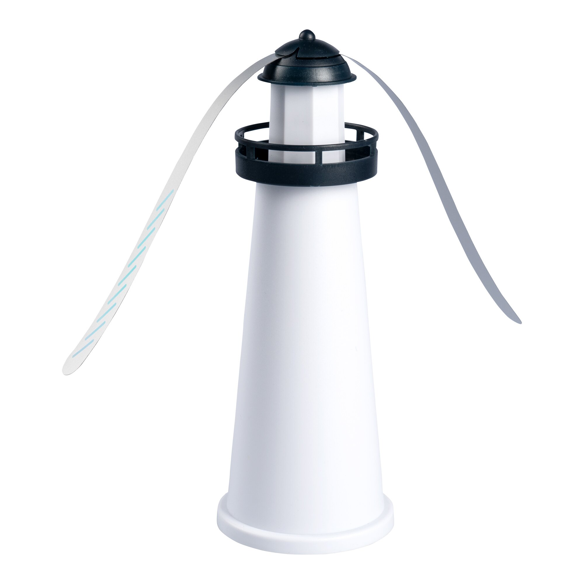 Fliegenwedler „Leuchtturm“ weiss